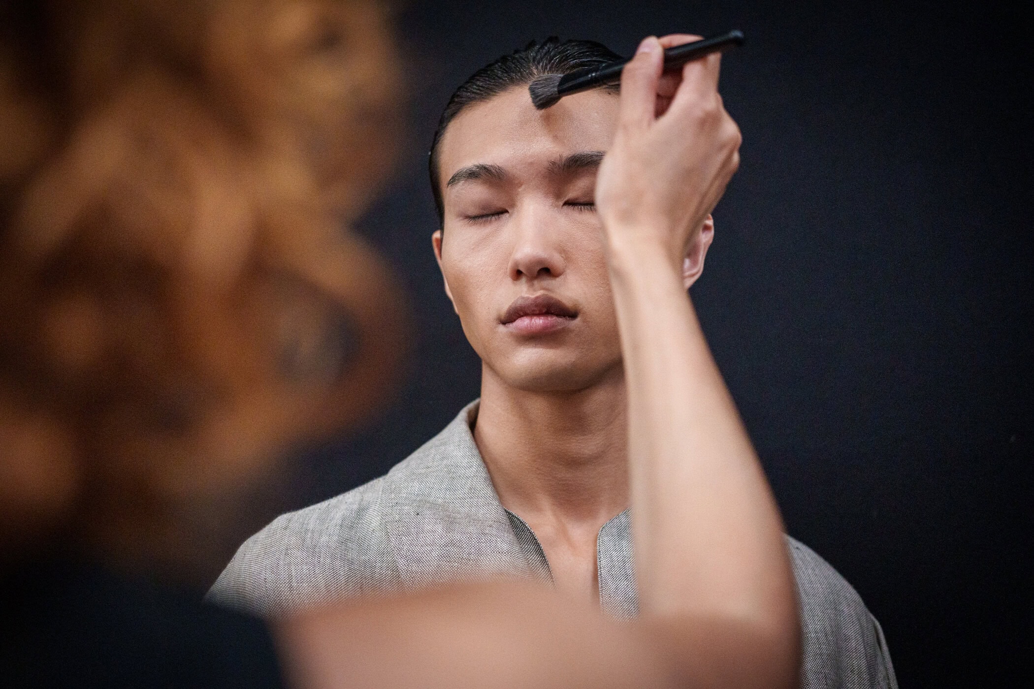 Giorgio Armani Spring 2026 Men's Fashion Show Backstage