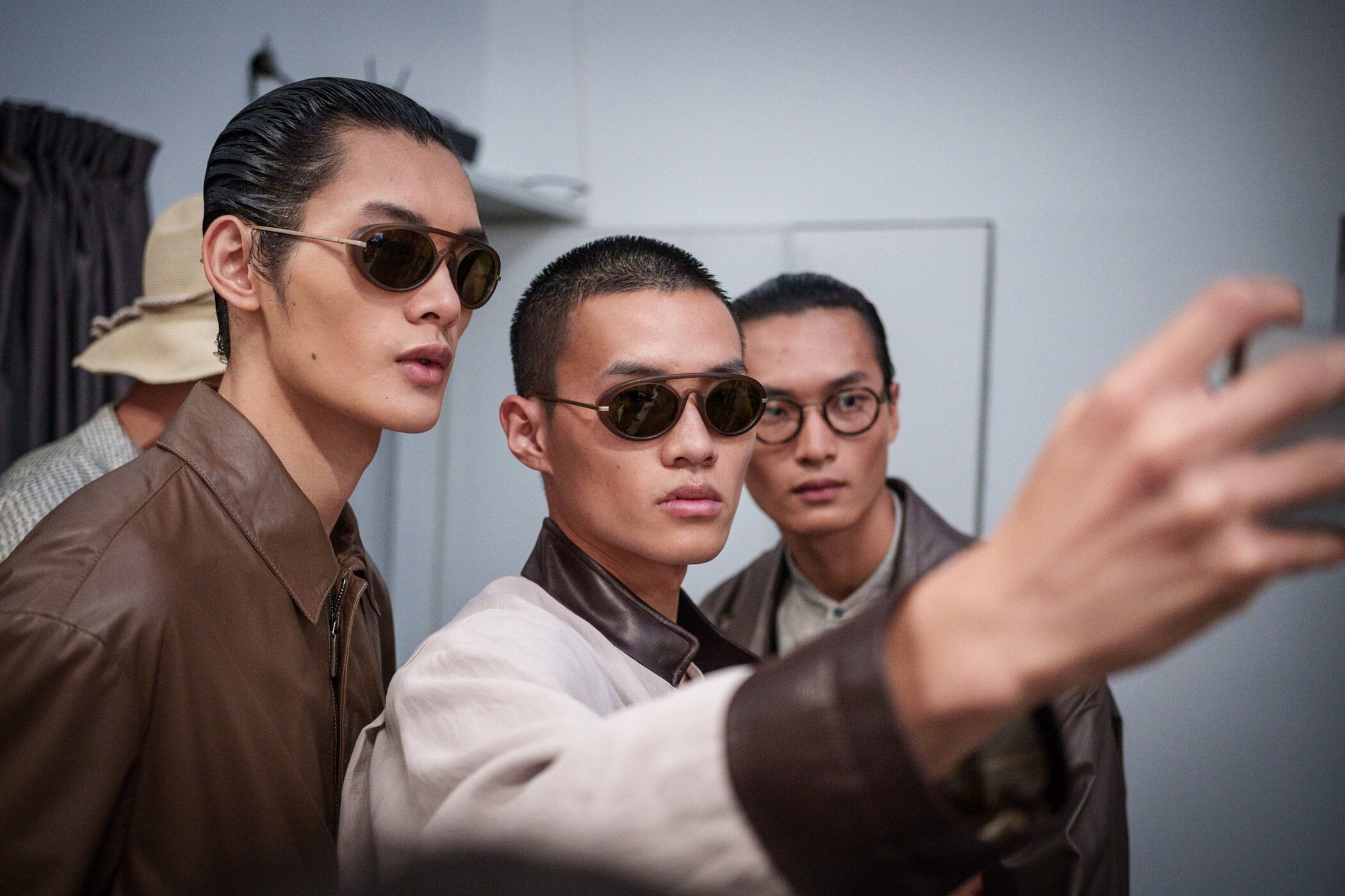 Giorgio Armani Spring 2026 Men's Fashion Show Backstage