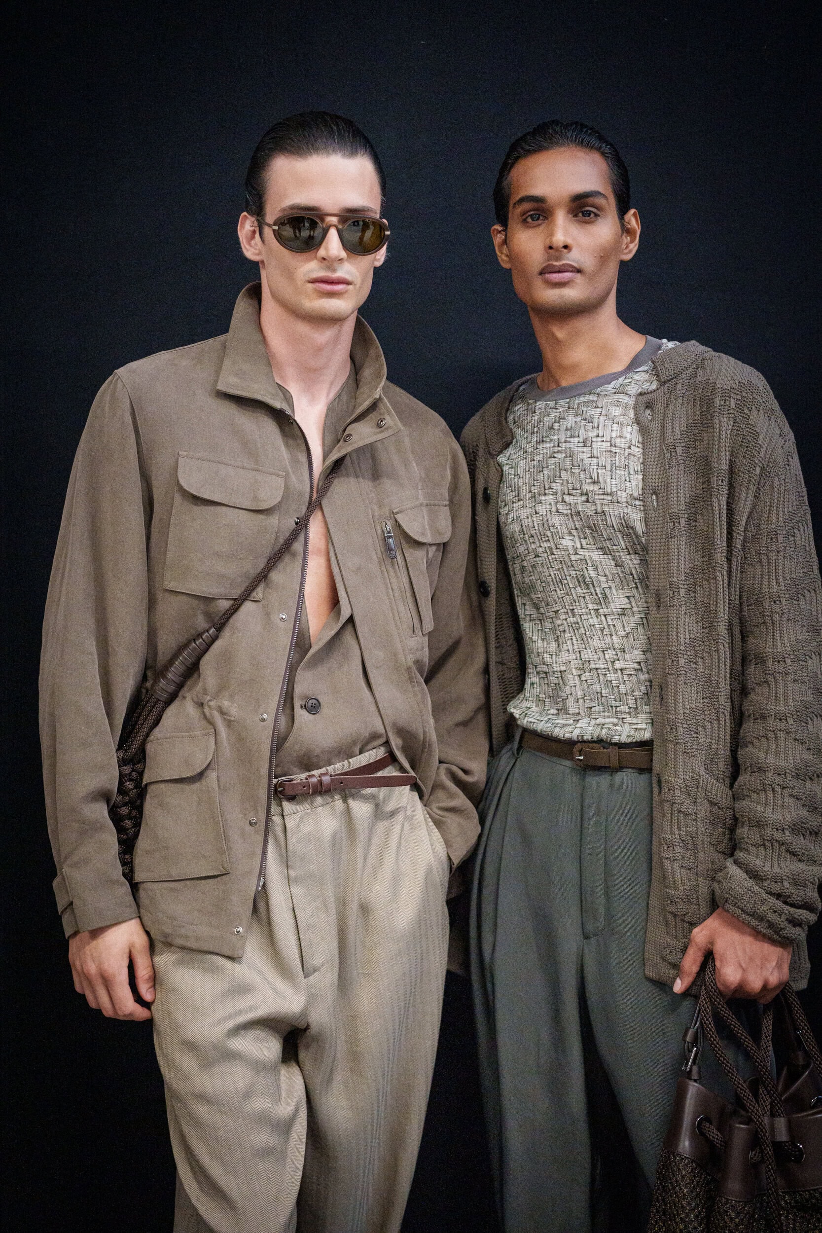 Giorgio Armani Spring 2026 Men's Fashion Show Backstage