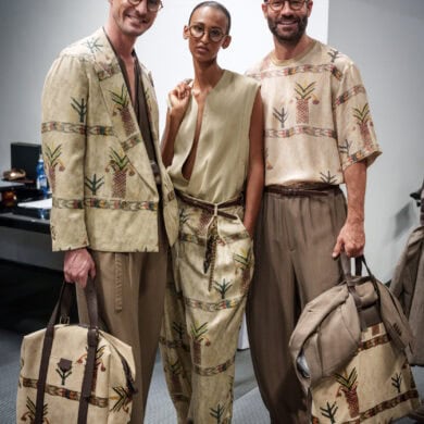 Giorgio Armani Spring 2026 Men's Fashion Show Backstage