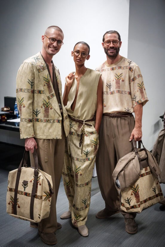 Giorgio Armani Spring 2026 Men's Fashion Show Backstage
