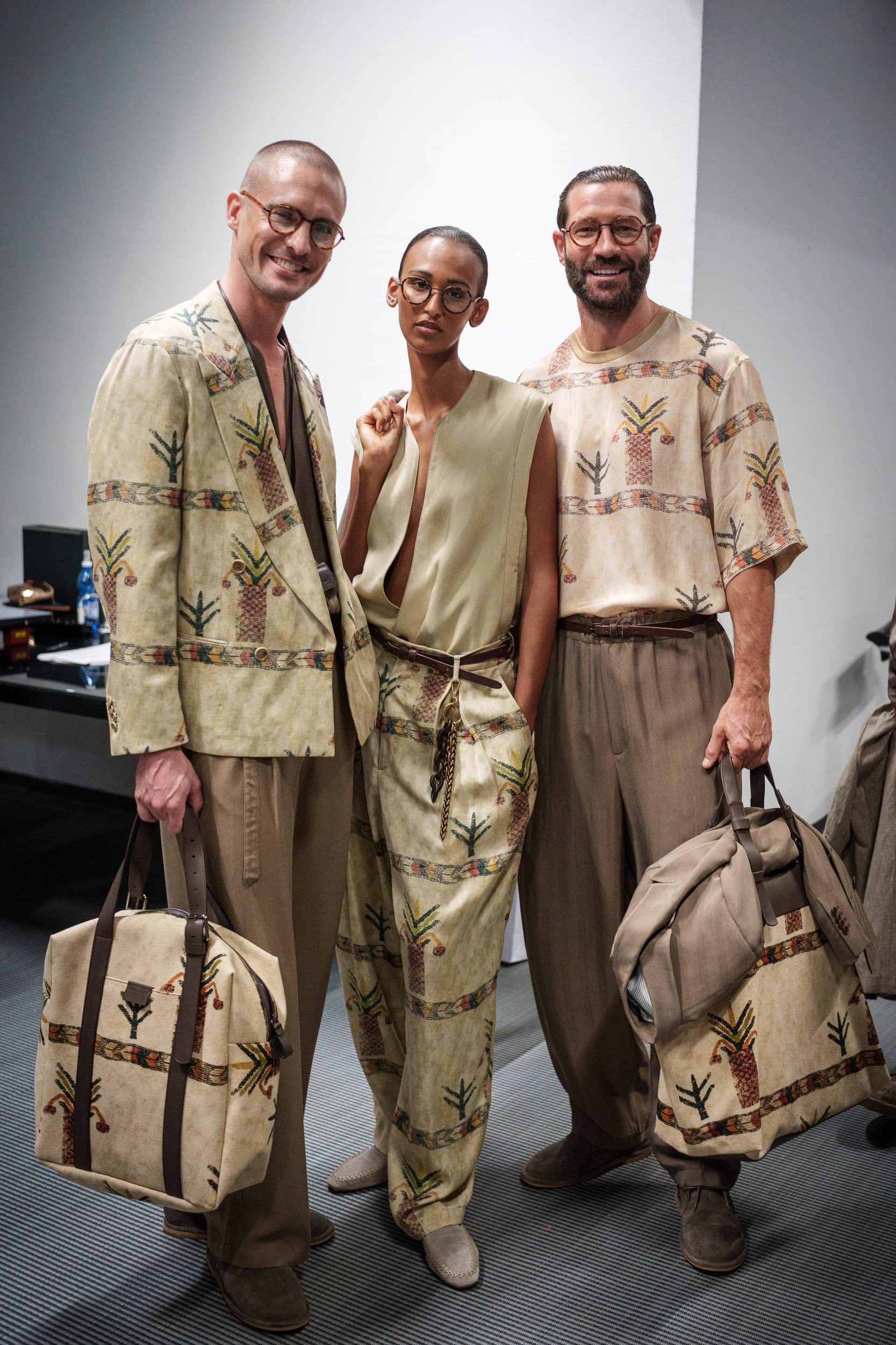 Giorgio Armani Spring 2026 Men's Fashion Show Backstage