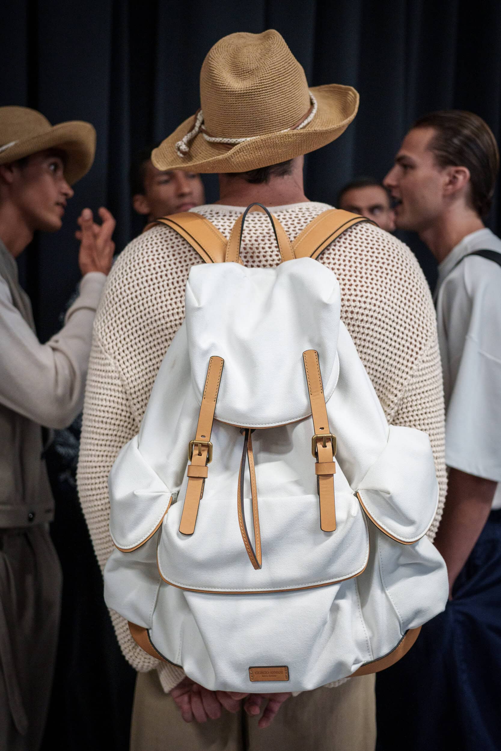 Giorgio Armani Spring 2026 Men's Fashion Show Backstage