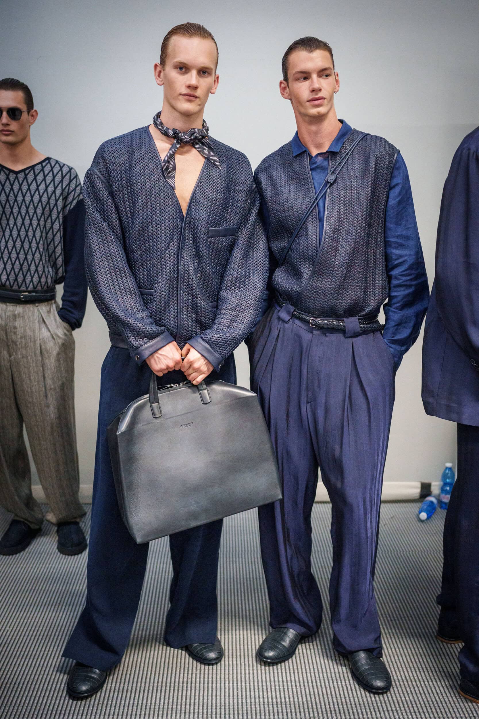 Giorgio Armani Spring 2026 Men's Fashion Show Backstage