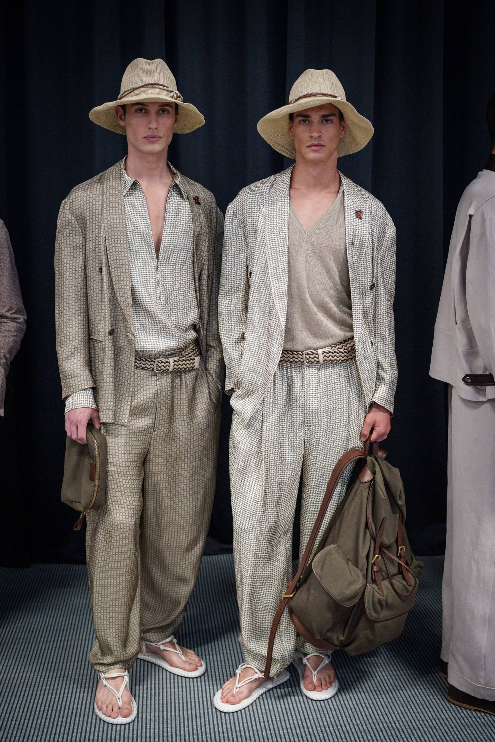 Giorgio Armani Spring 2026 Men's Fashion Show Backstage