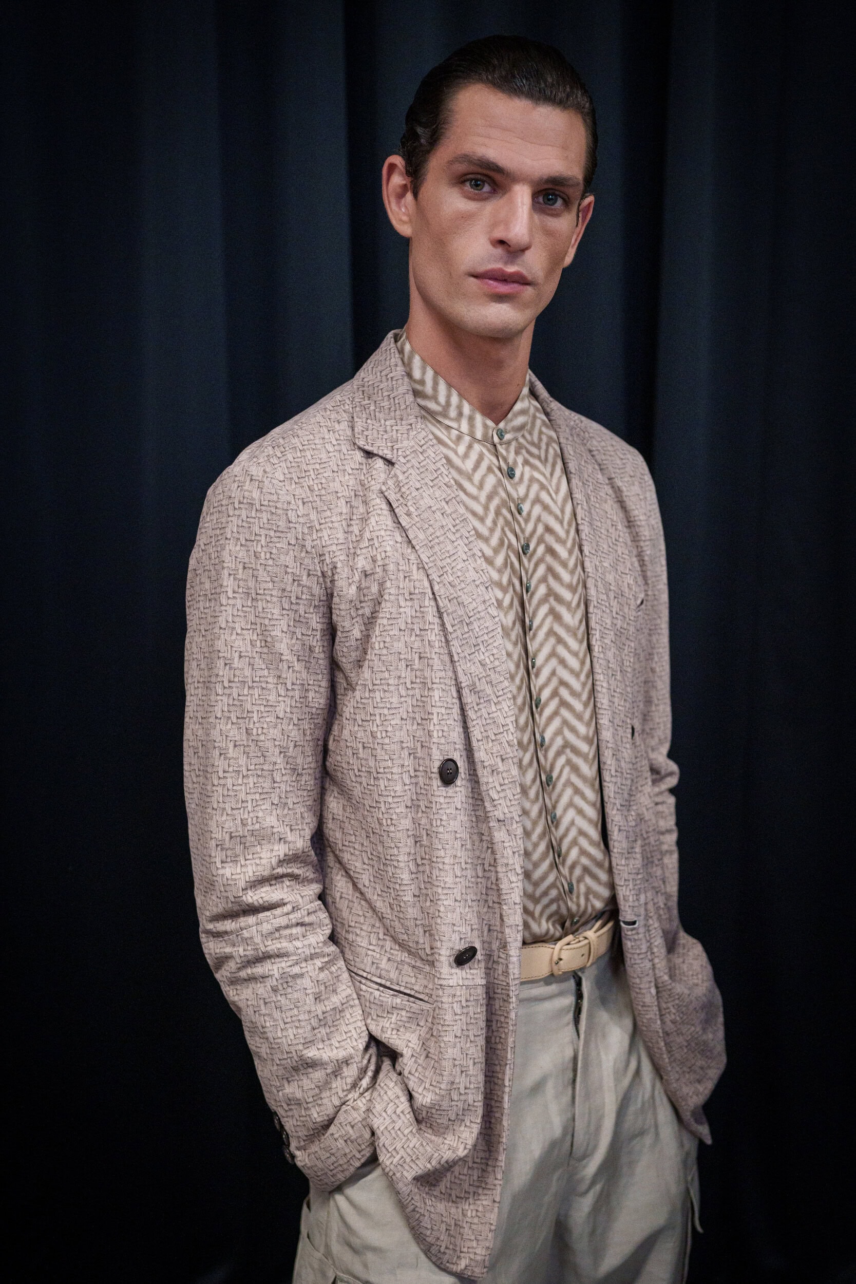 Giorgio Armani Spring 2026 Men's Fashion Show Backstage