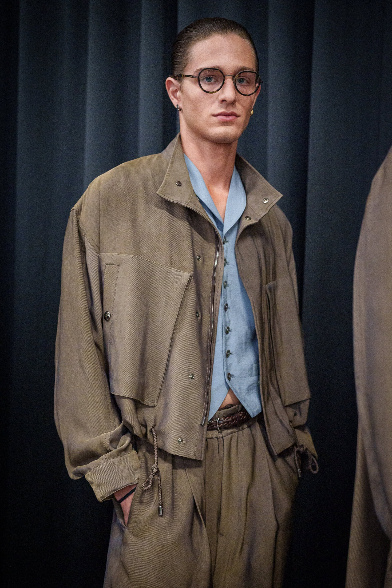 Giorgio Armani Spring 2026 Men's Fashion Show Backstage