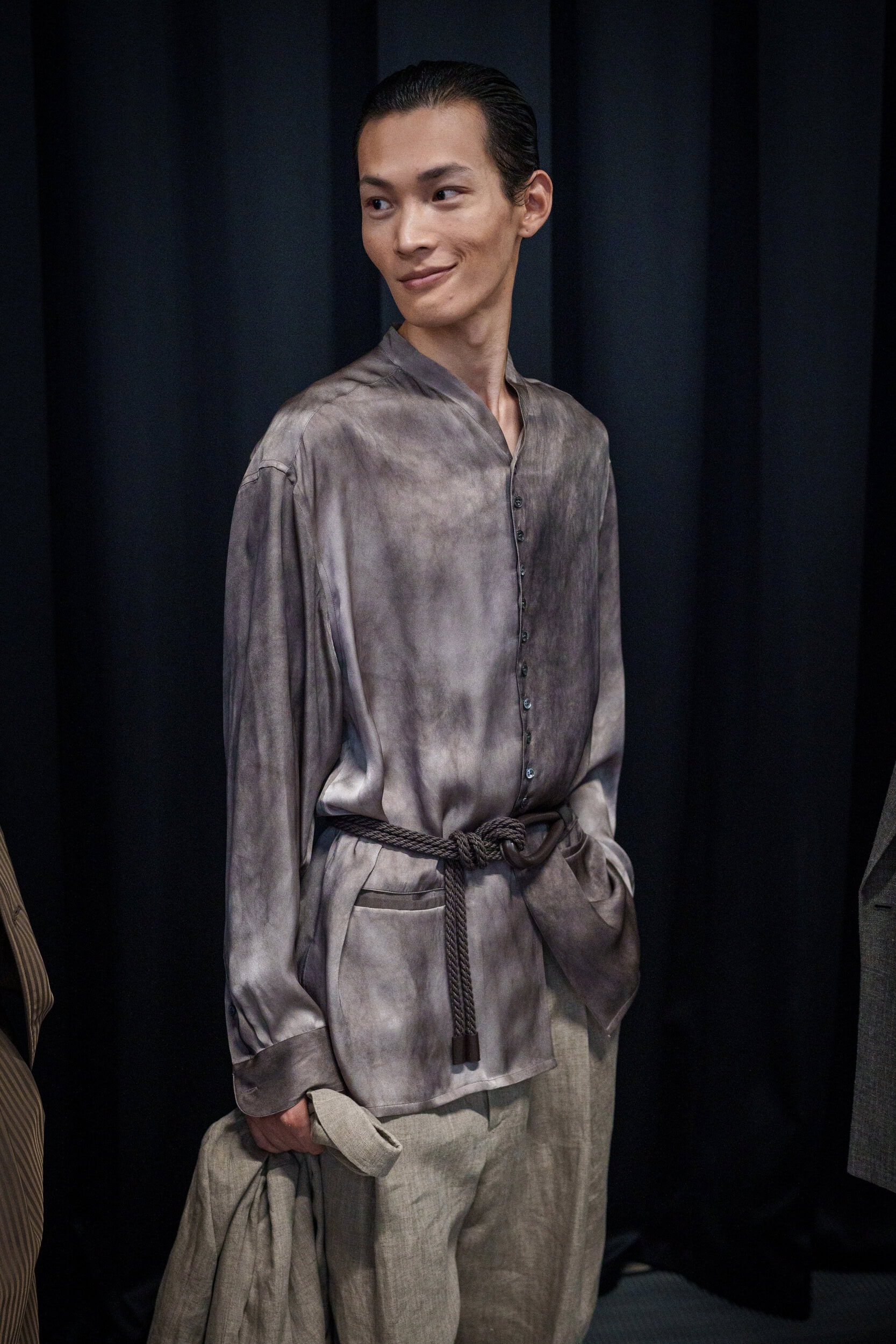 Giorgio Armani Spring 2026 Men's Fashion Show Backstage
