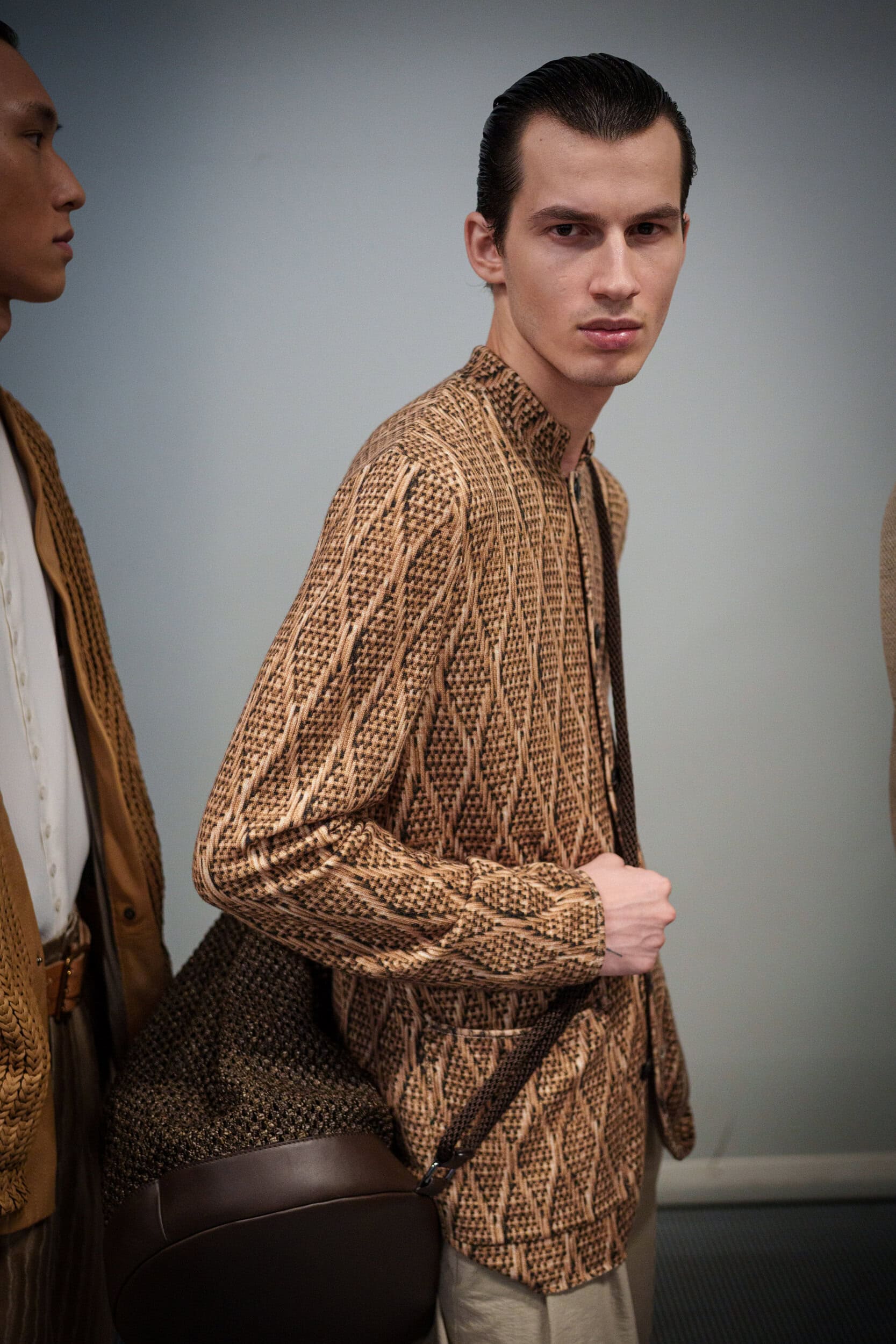 Giorgio Armani Spring 2026 Men's Fashion Show Backstage