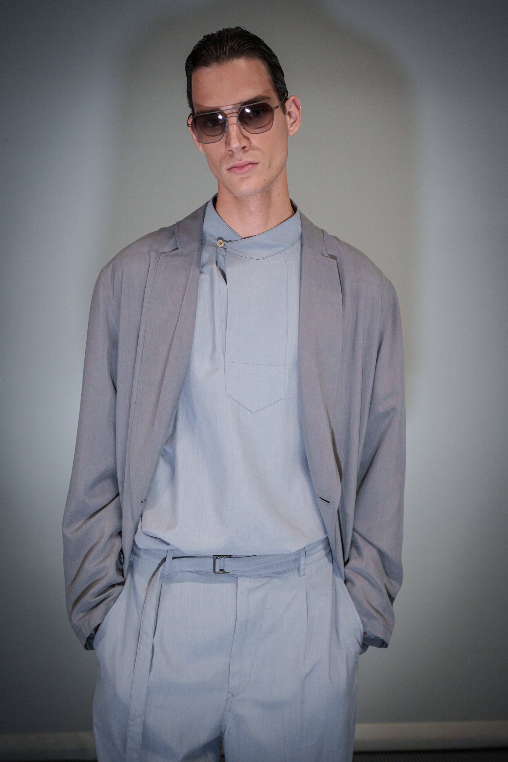Giorgio Armani Spring 2026 Men's Fashion Show Backstage