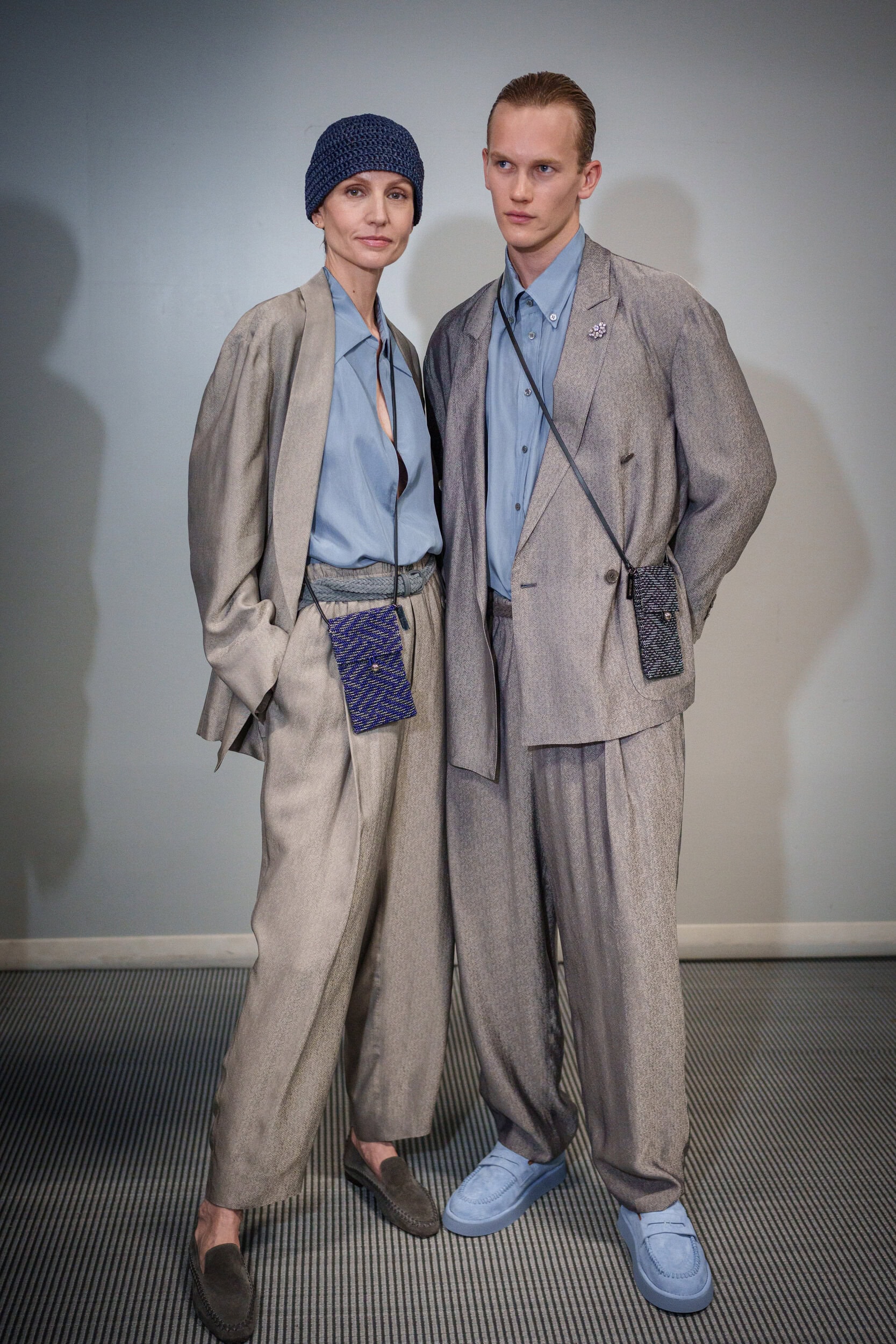 Giorgio Armani Spring 2026 Men's Fashion Show Backstage