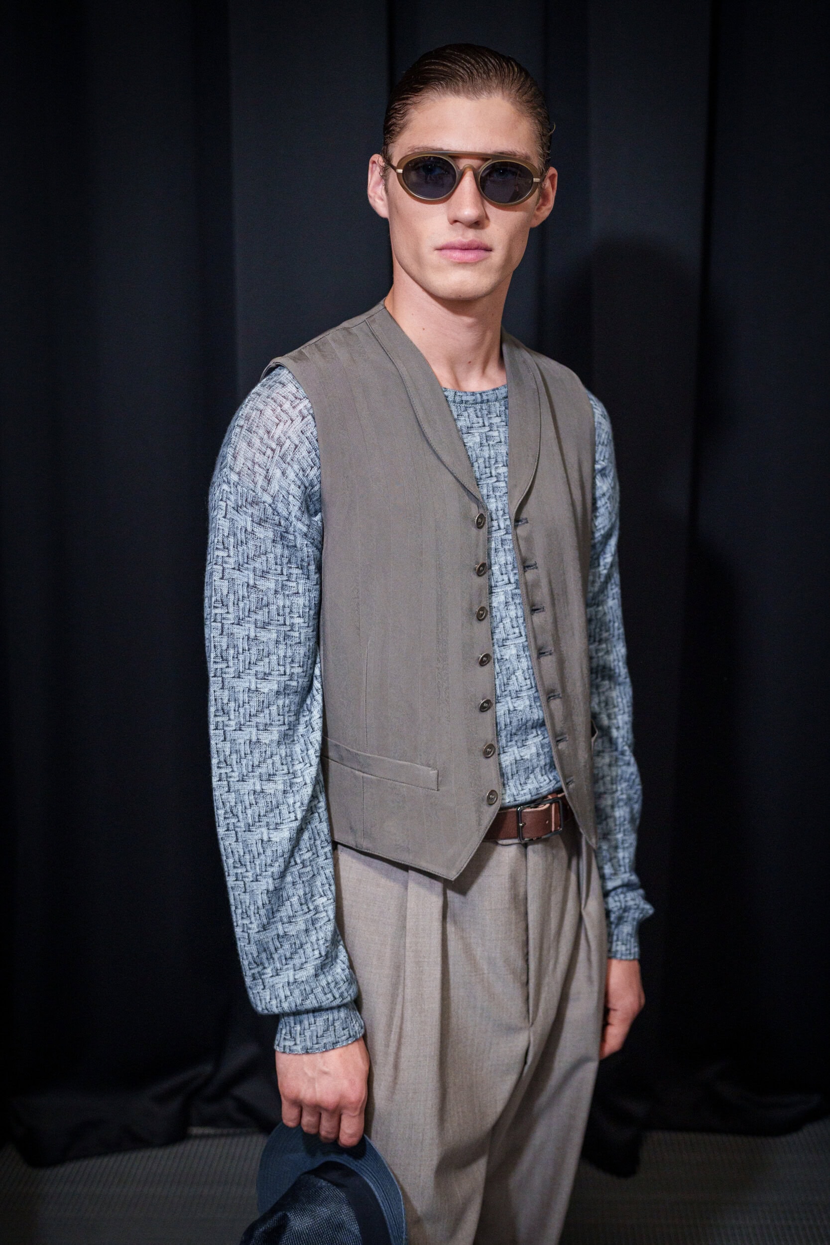 Giorgio Armani Spring 2026 Men's Fashion Show Backstage