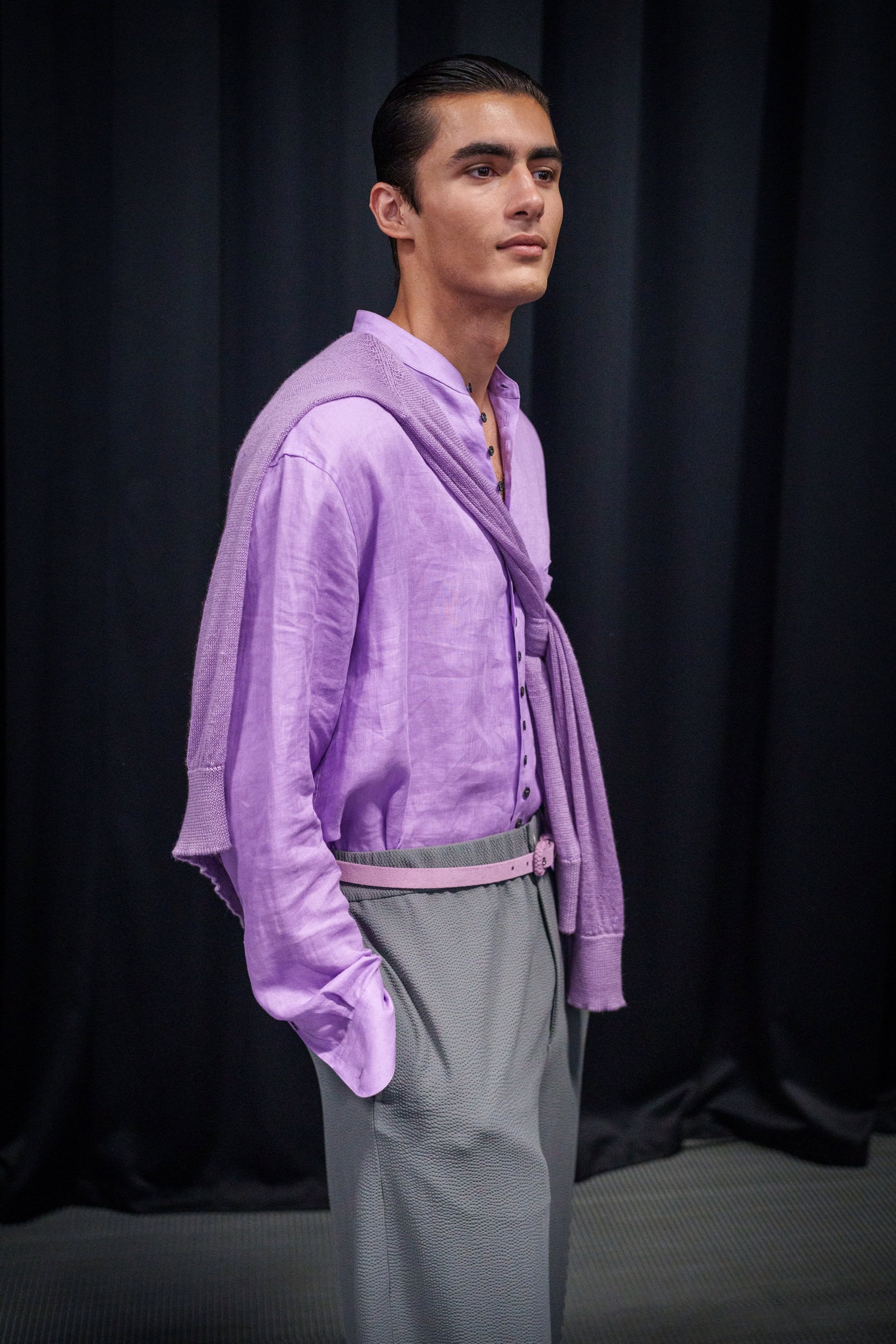 Giorgio Armani Spring 2026 Men's Fashion Show Backstage