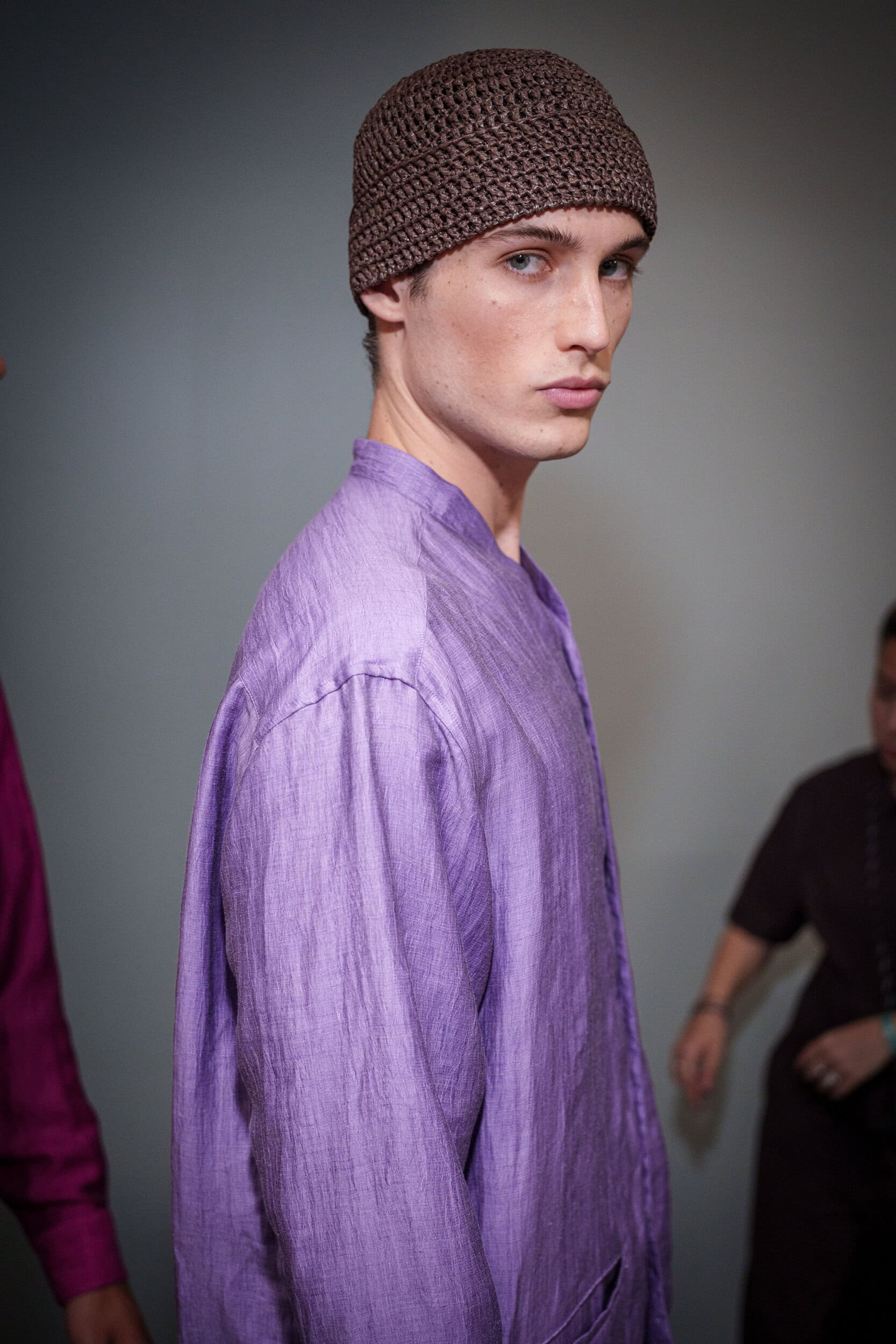 Giorgio Armani Spring 2026 Men's Fashion Show Backstage