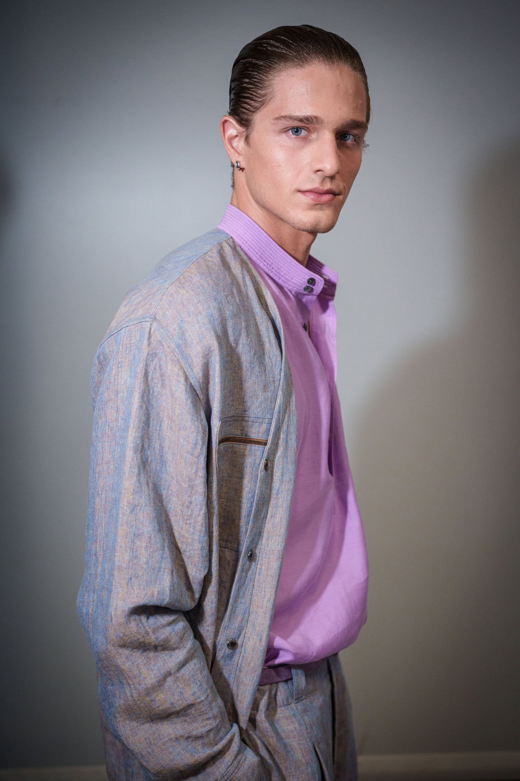Giorgio Armani Spring 2026 Men's Fashion Show Backstage