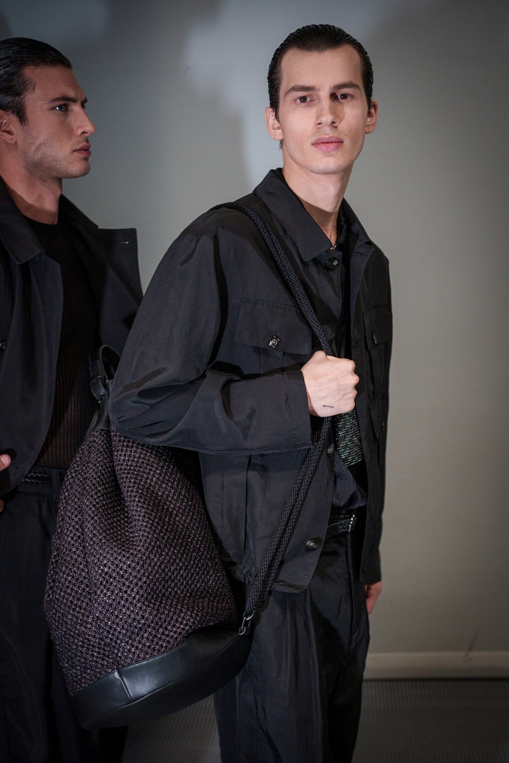 Giorgio Armani Spring 2026 Men's Fashion Show Backstage
