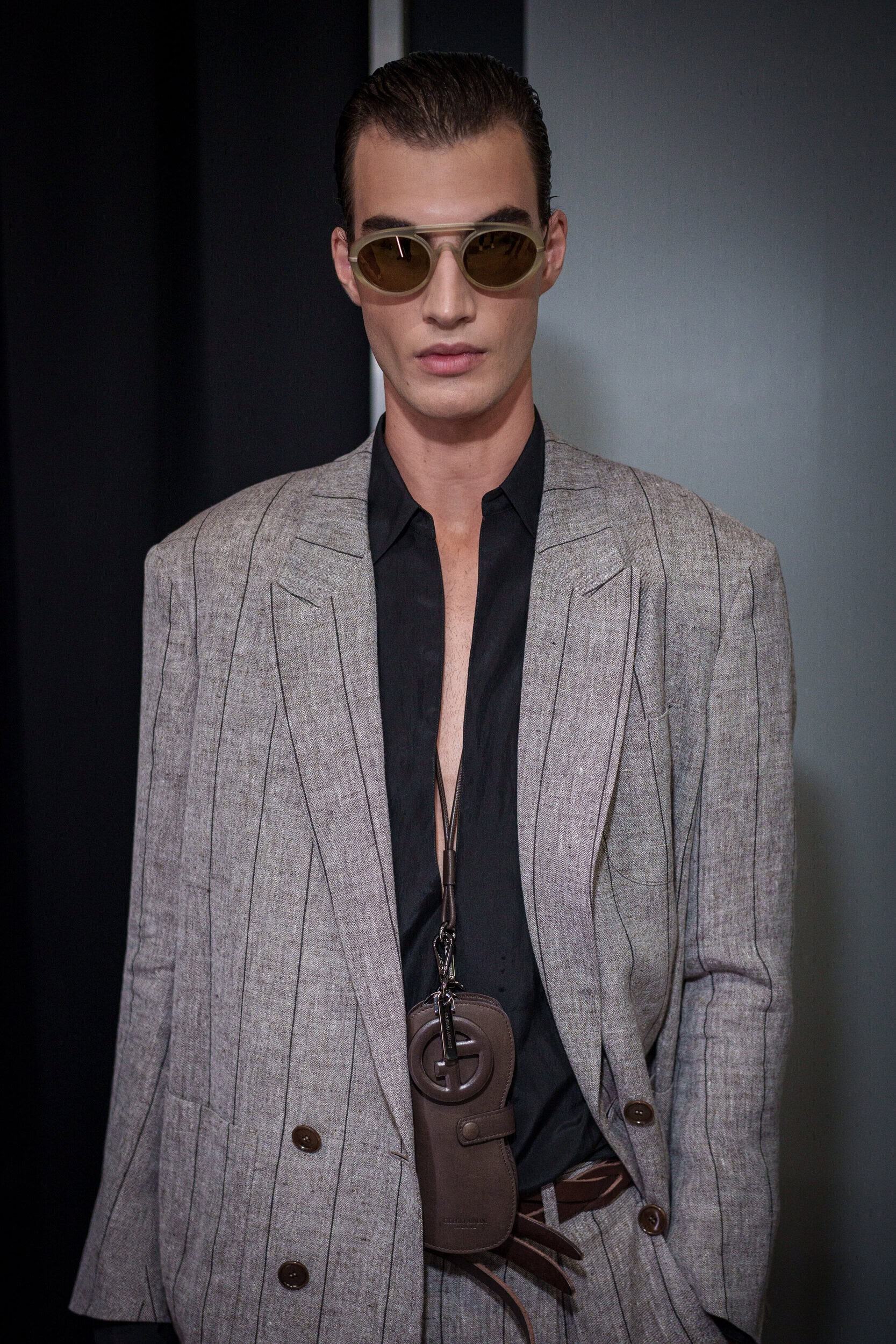 Giorgio Armani Spring 2026 Men's Fashion Show Backstage