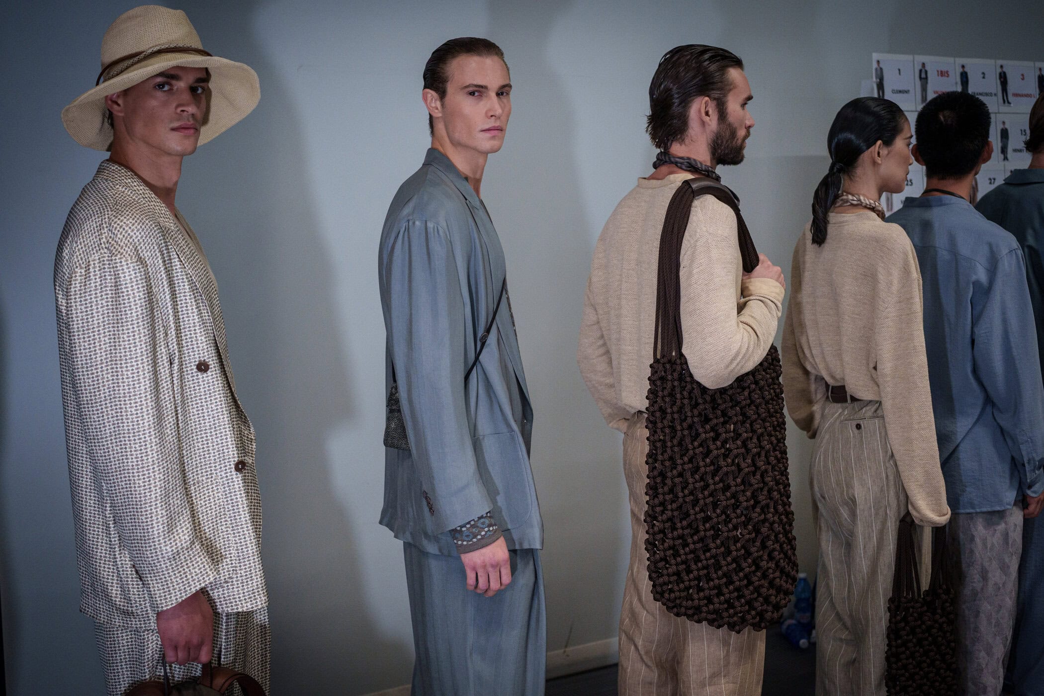 Giorgio Armani Spring 2026 Men's Fashion Show Backstage