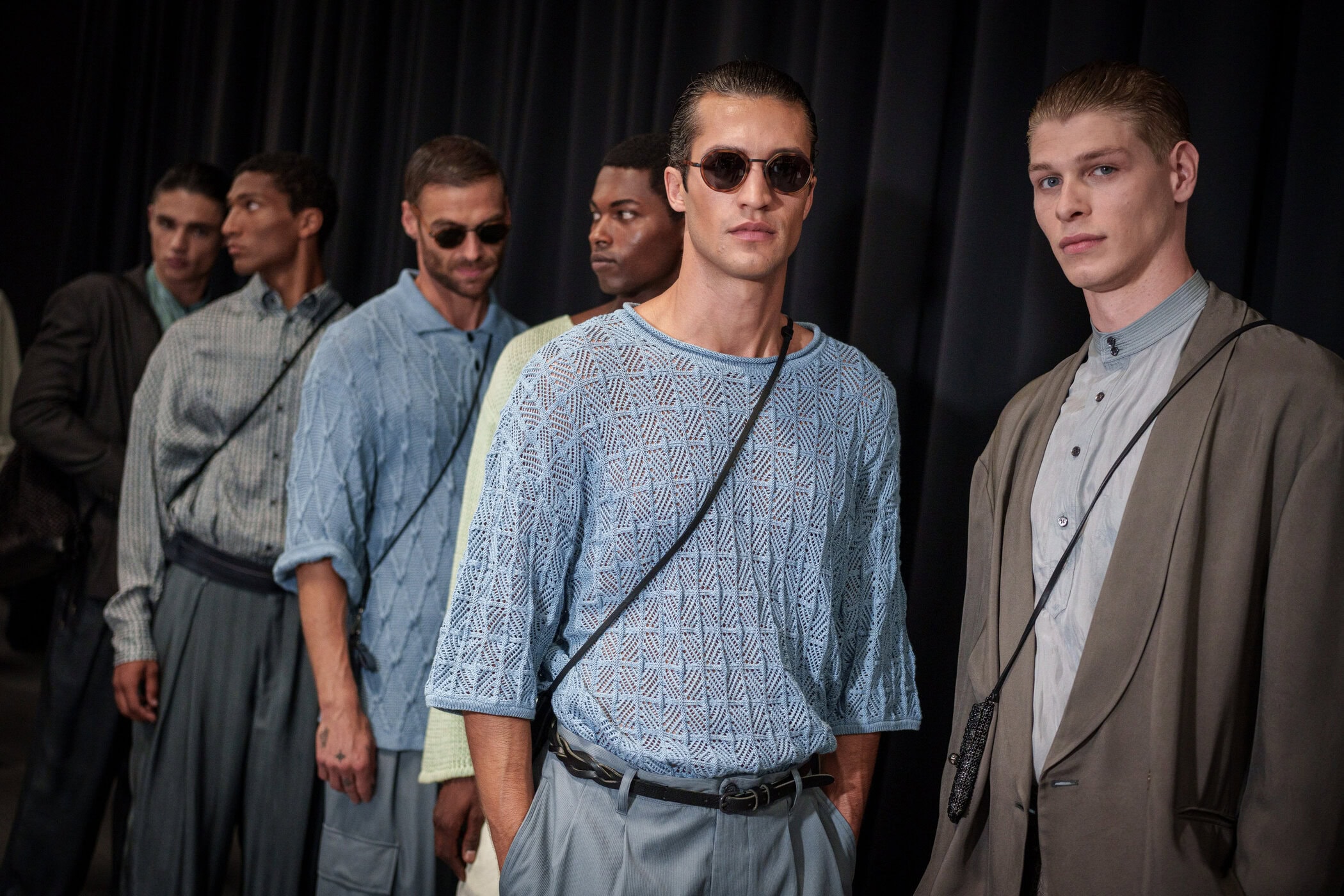 Giorgio Armani Spring 2026 Men's Fashion Show Backstage