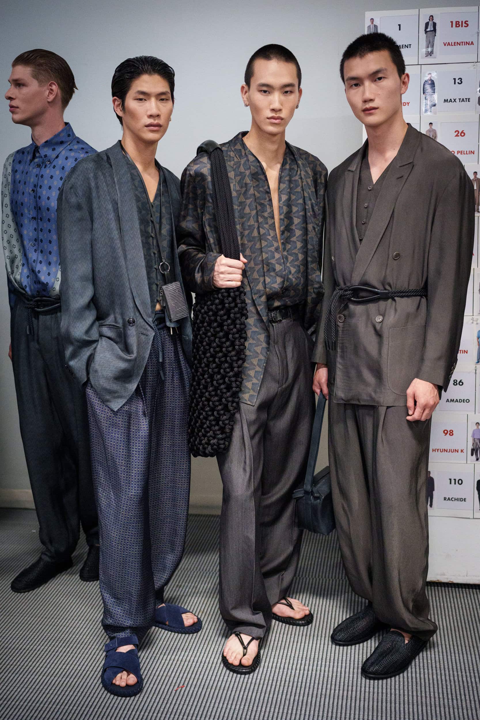 Giorgio Armani Spring 2026 Men's Fashion Show Backstage