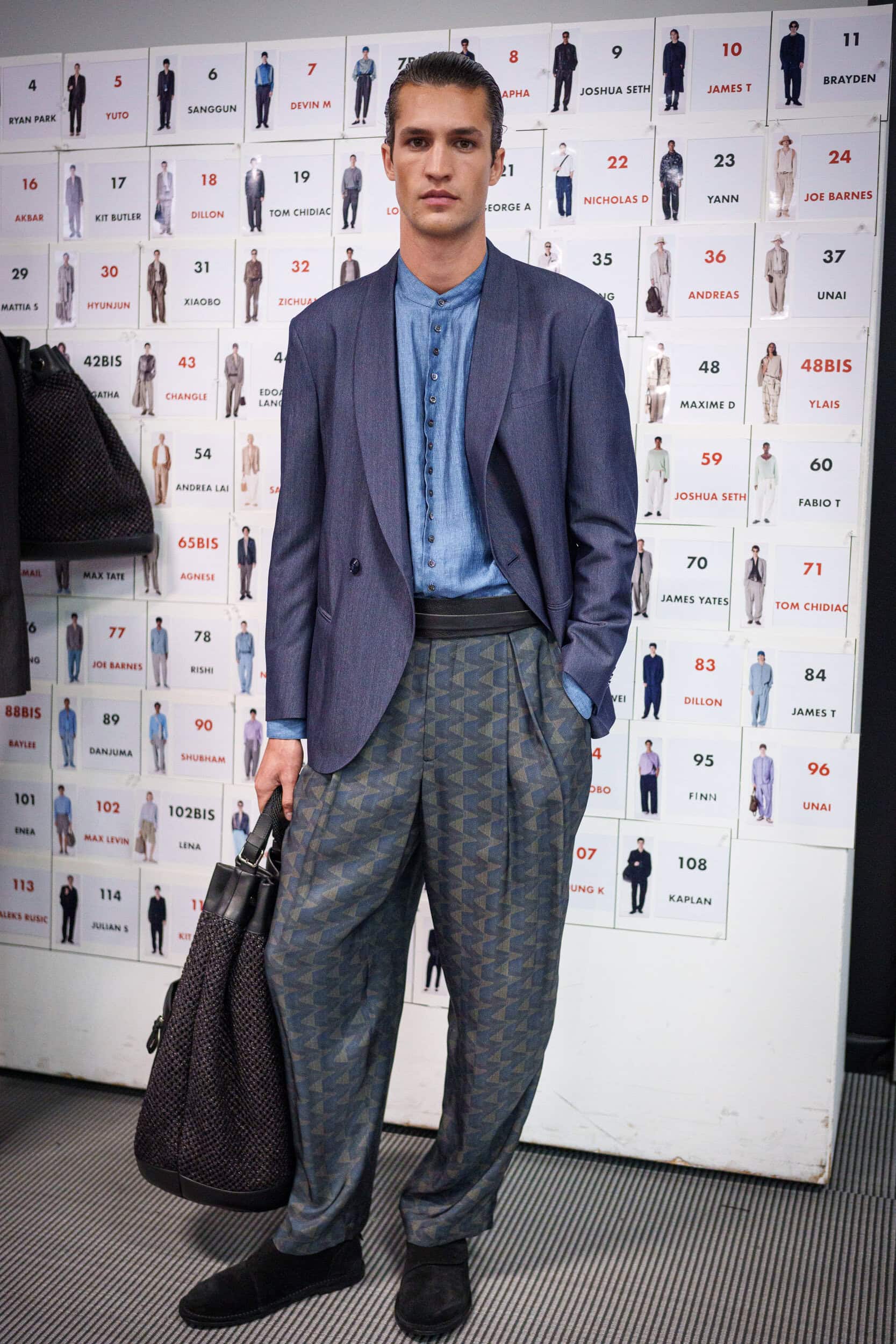 Giorgio Armani Spring 2026 Men's Fashion Show Backstage