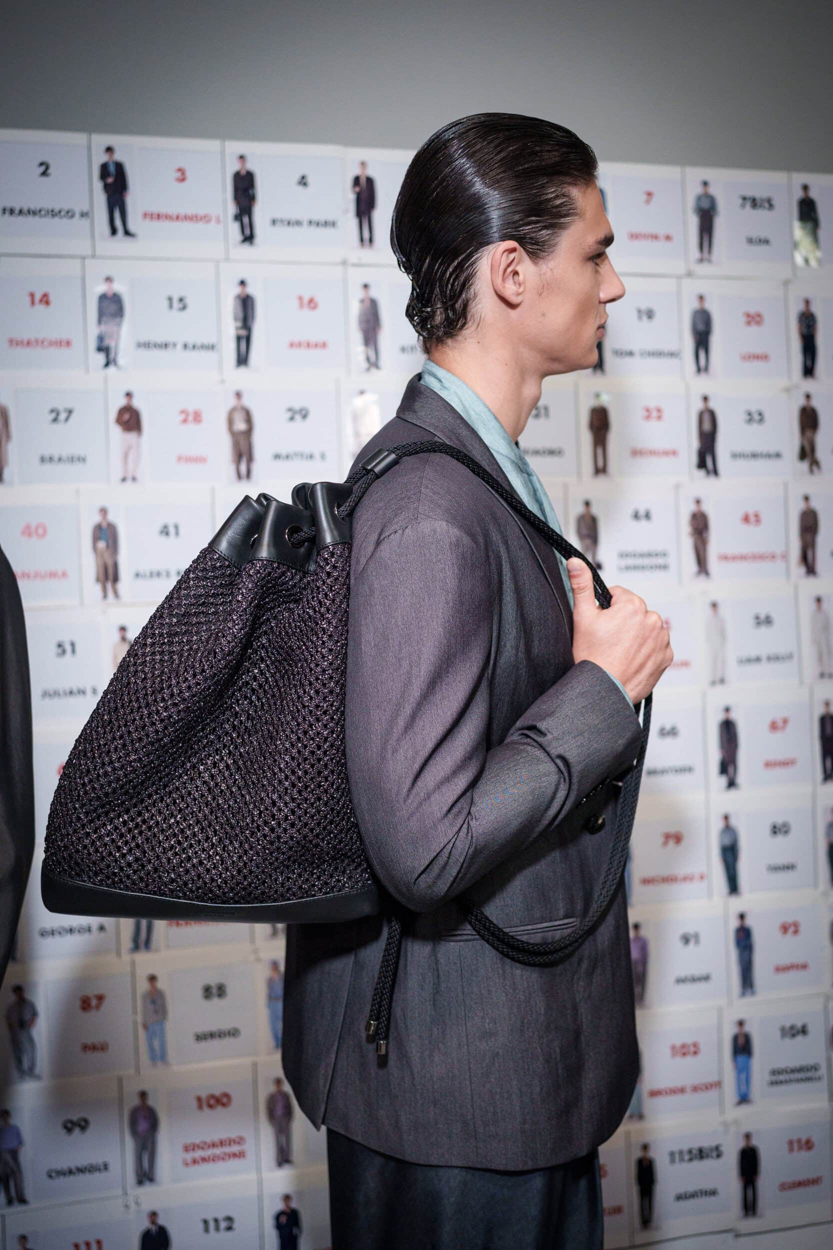 Giorgio Armani Spring 2026 Men's Fashion Show Backstage