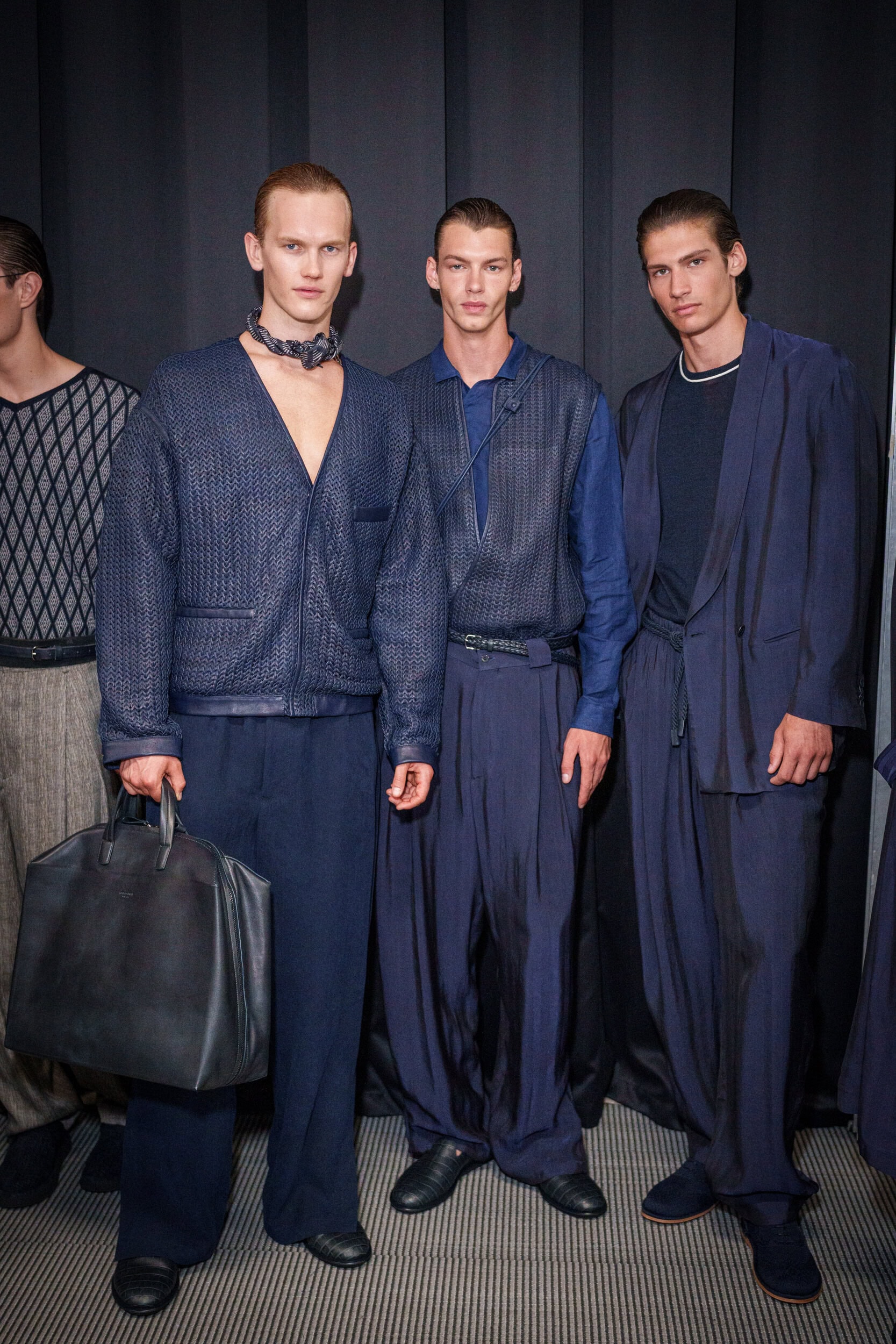 Giorgio Armani Spring 2026 Men's Fashion Show Backstage