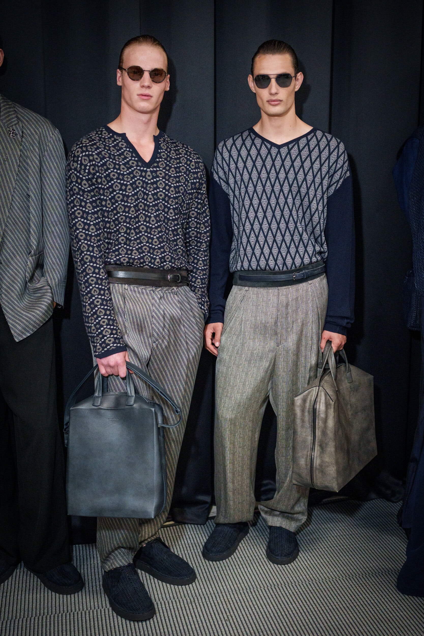 Giorgio Armani Spring 2026 Men's Fashion Show Backstage