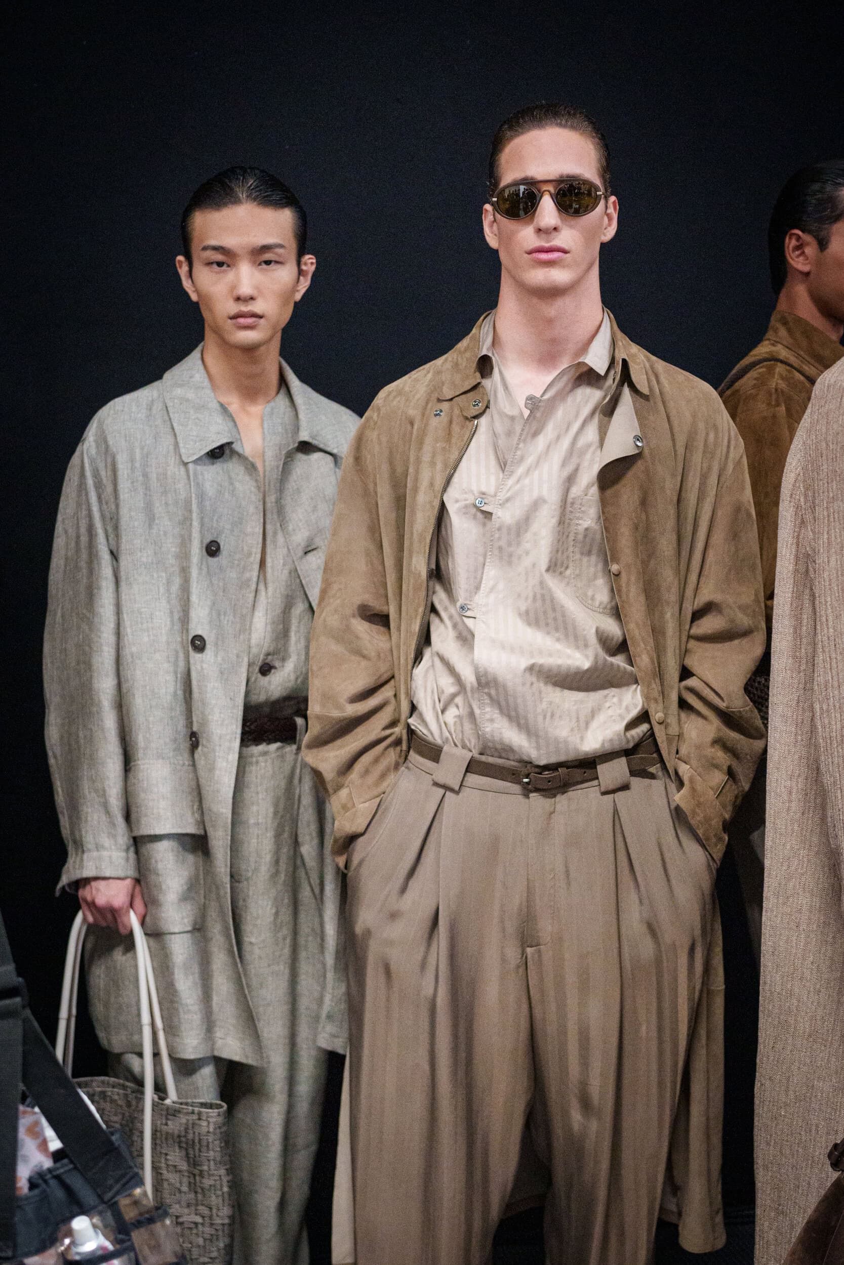 Giorgio Armani Spring 2026 Men's Fashion Show Backstage