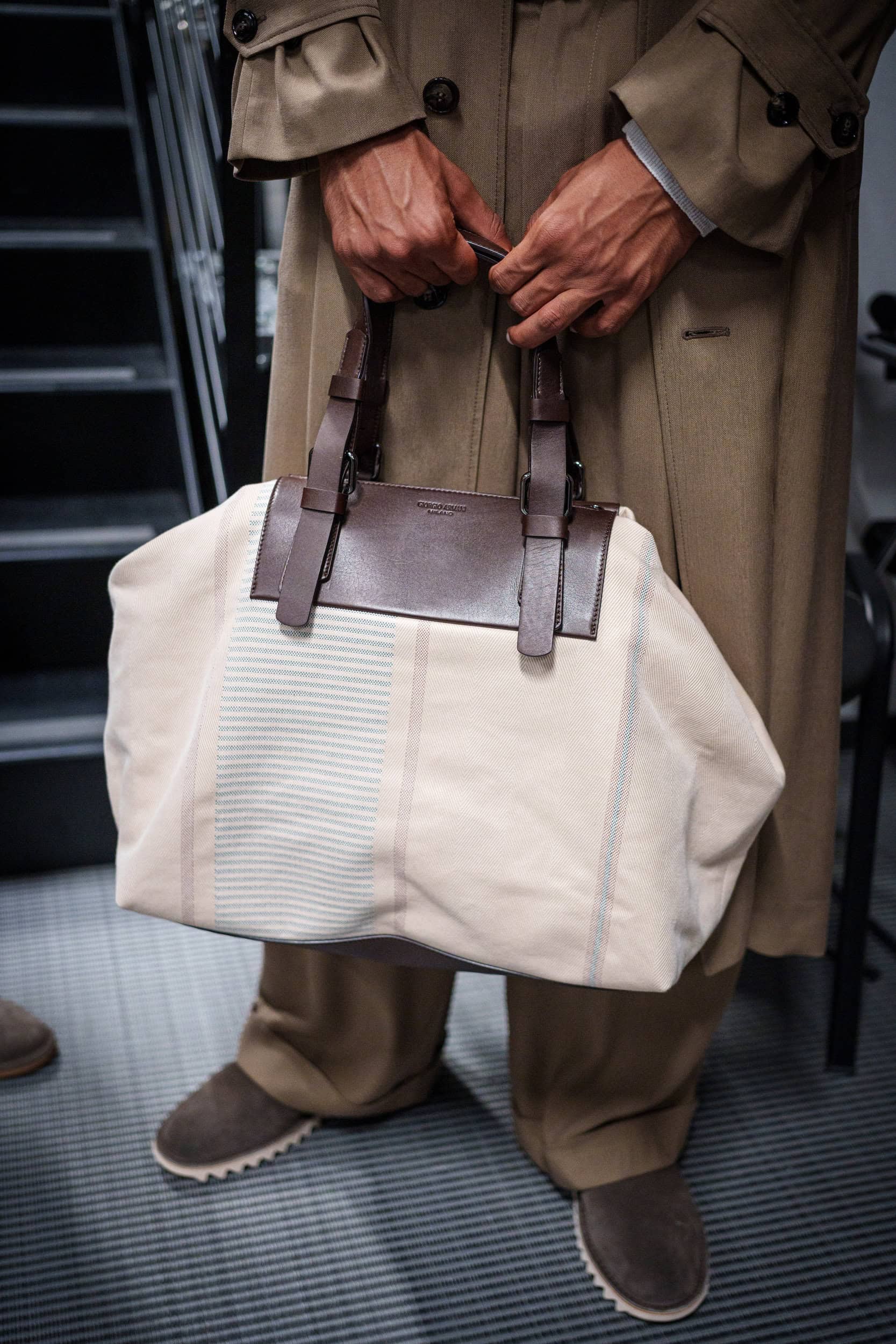 Giorgio Armani Spring 2026 Men's Fashion Show Backstage