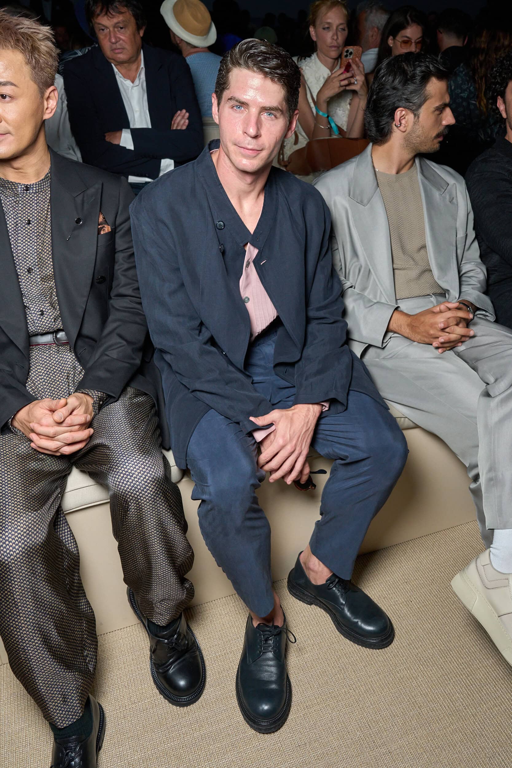 Giorgio Armani Spring 2026 Men's Fashion Show Front Row