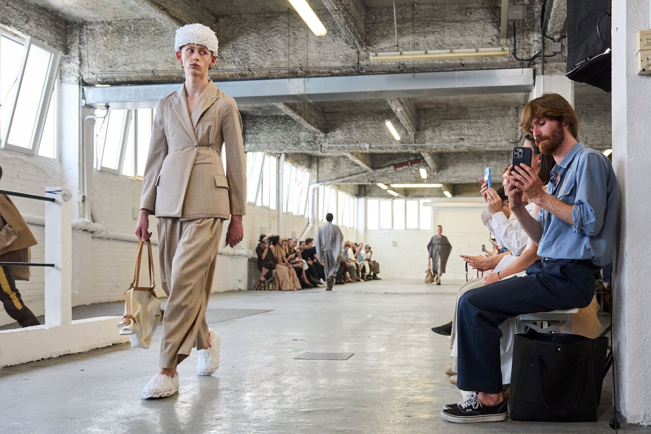 Hed Mayner  010 Spring 2026 Men's Fashion Show Atmosphere