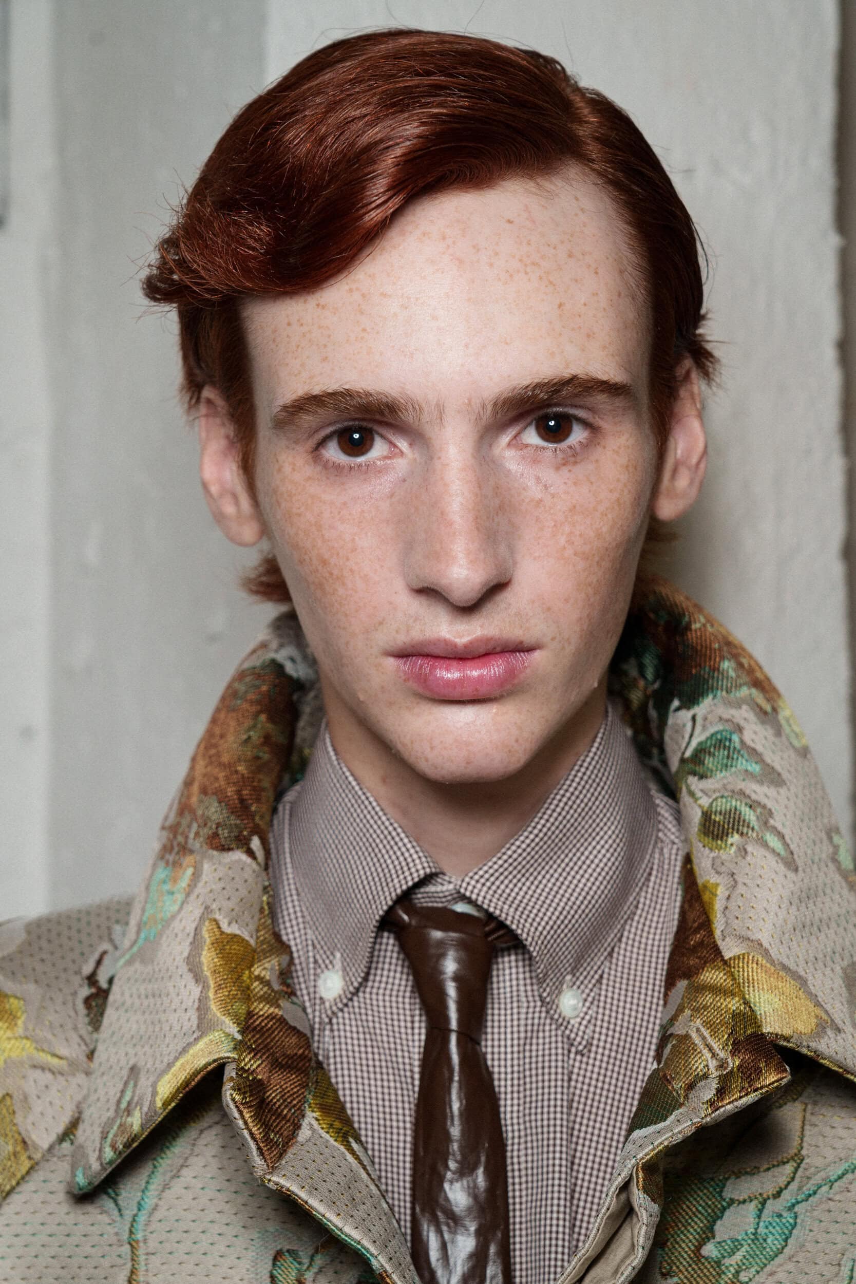 Hed Mayner Spring 2026 Men's Fashion Show Backstage