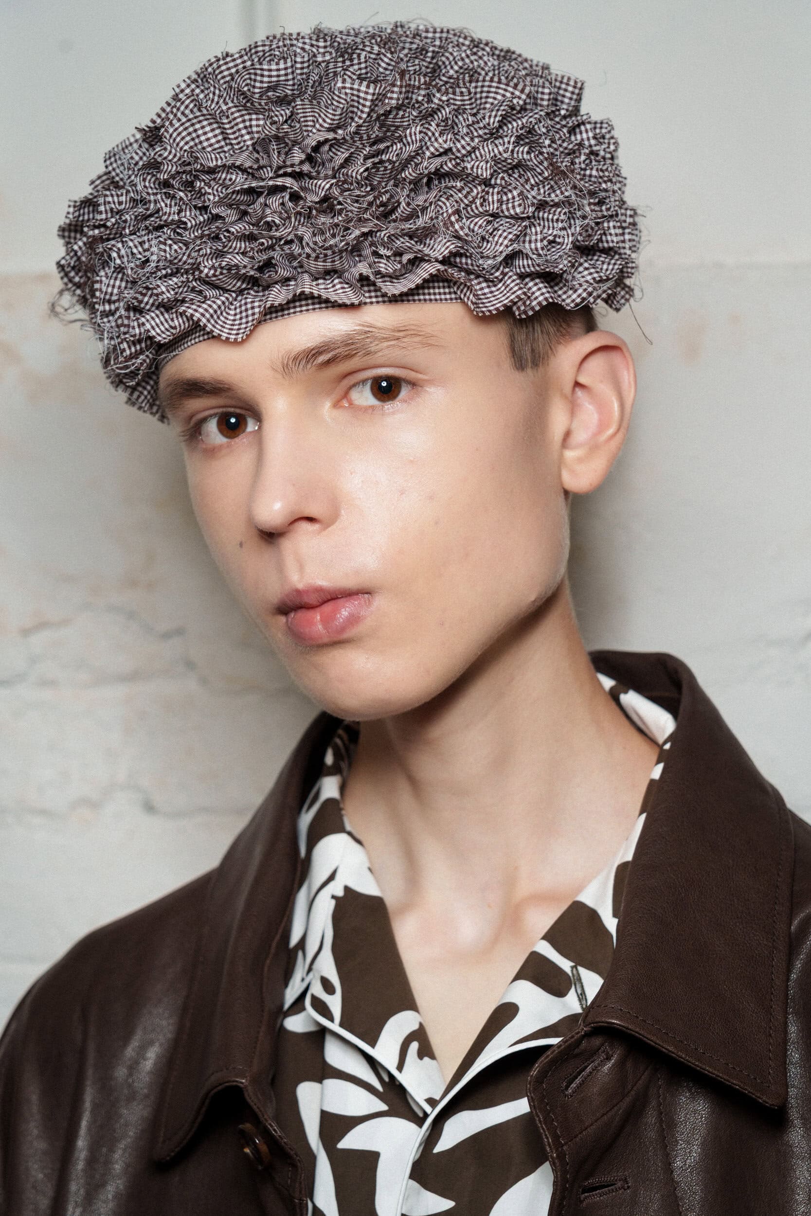Hed Mayner Spring 2026 Men's Fashion Show Backstage