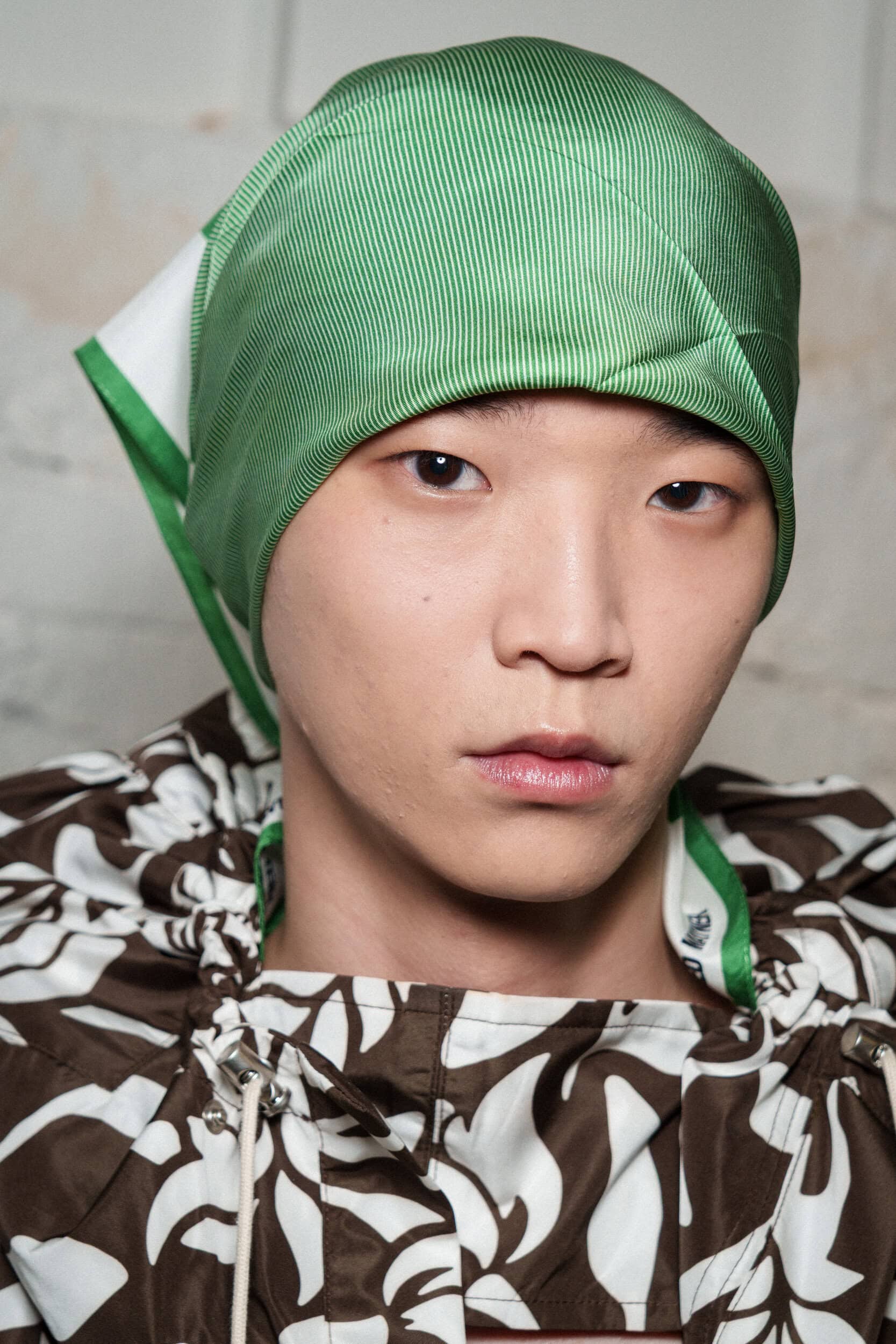 Hed Mayner Spring 2026 Men's Fashion Show Backstage