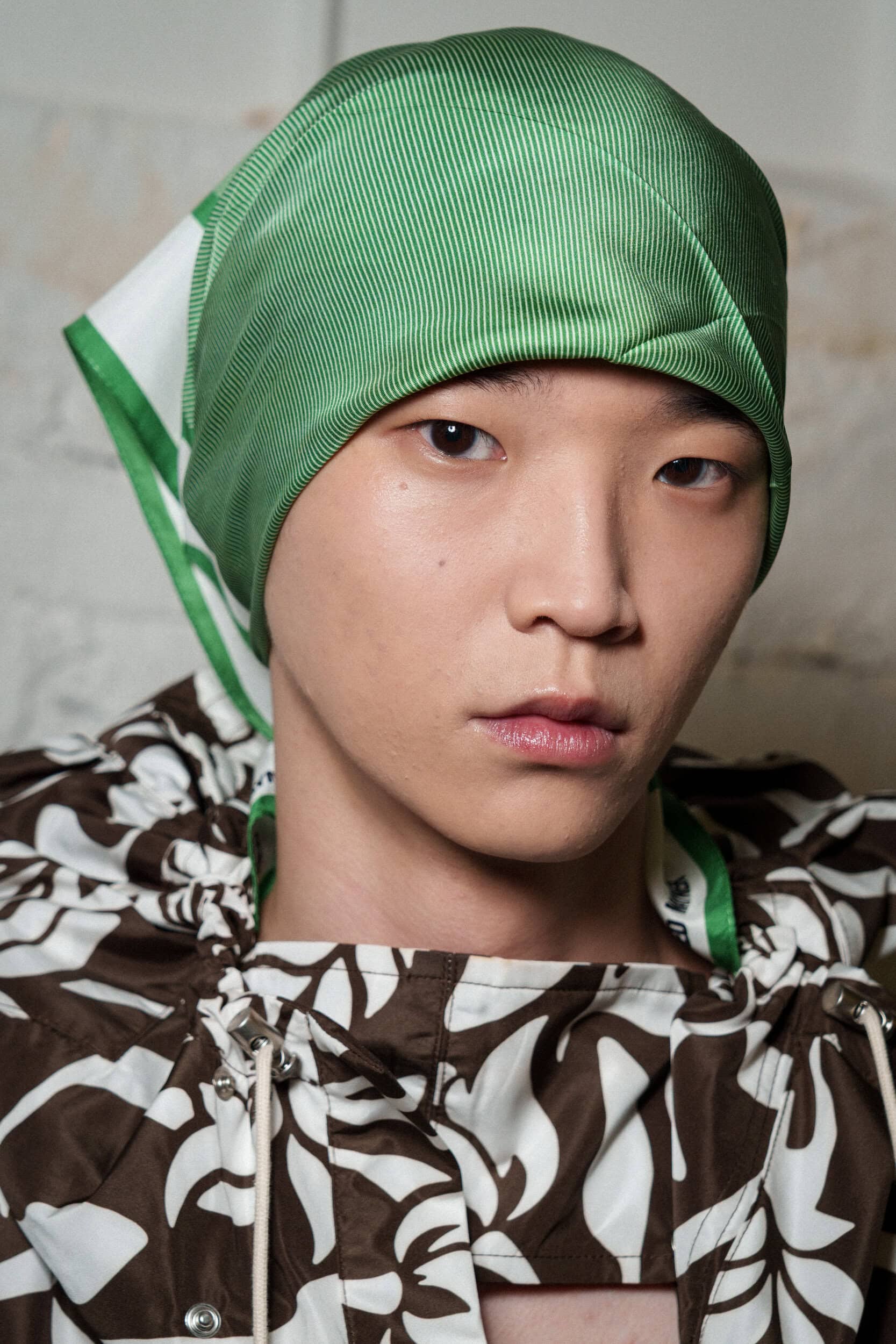 Hed Mayner Spring 2026 Men's Fashion Show Backstage