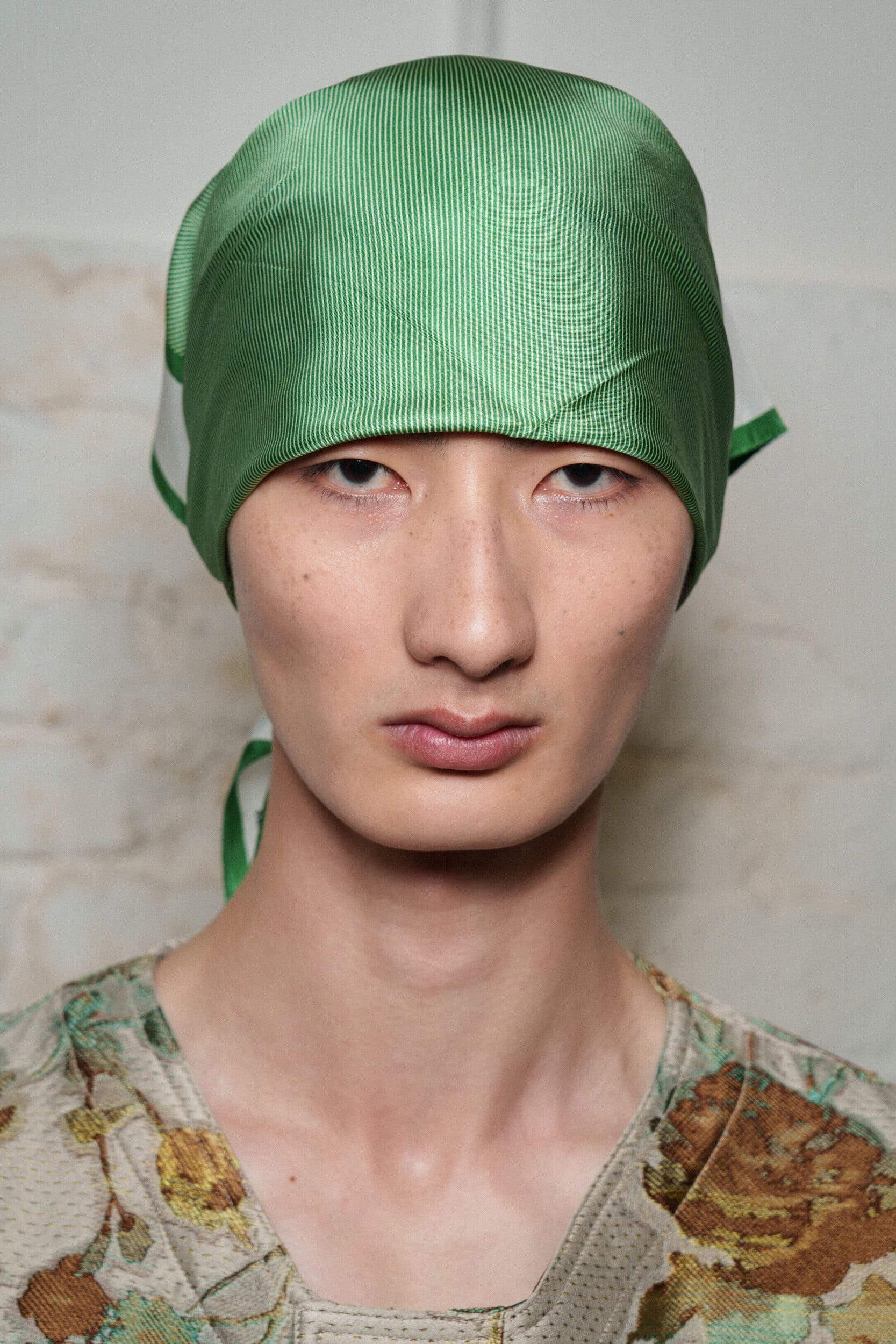 Hed Mayner Spring 2026 Men's Fashion Show Backstage