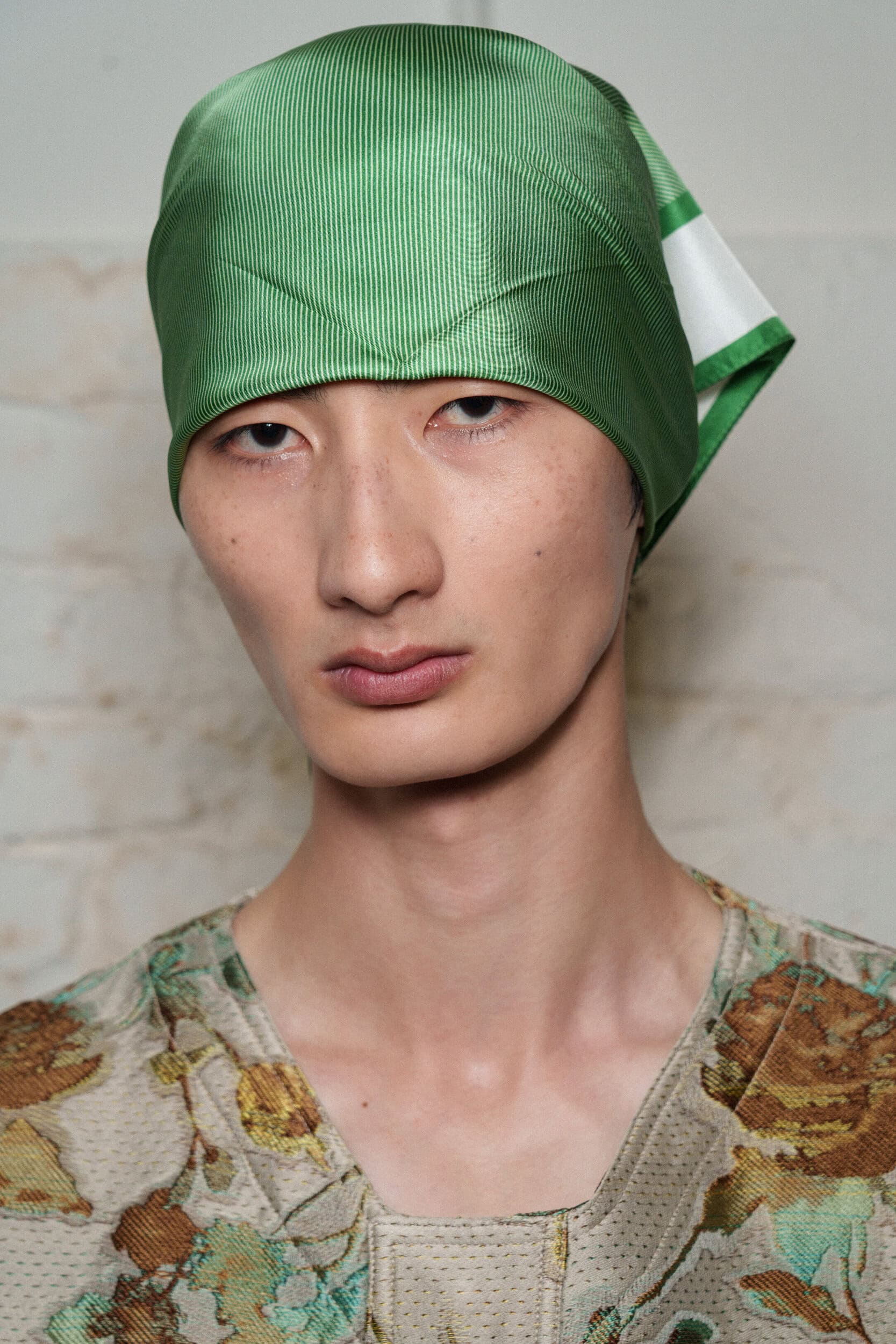 Hed Mayner Spring 2026 Men's Fashion Show Backstage