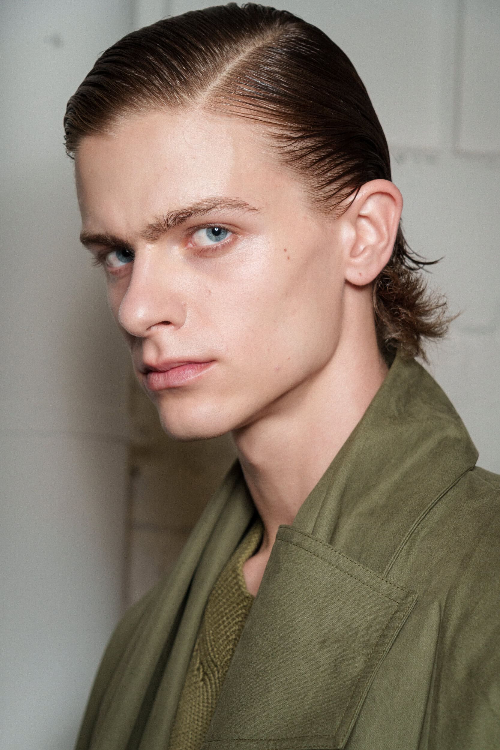 Hed Mayner Spring 2026 Men's Fashion Show Backstage