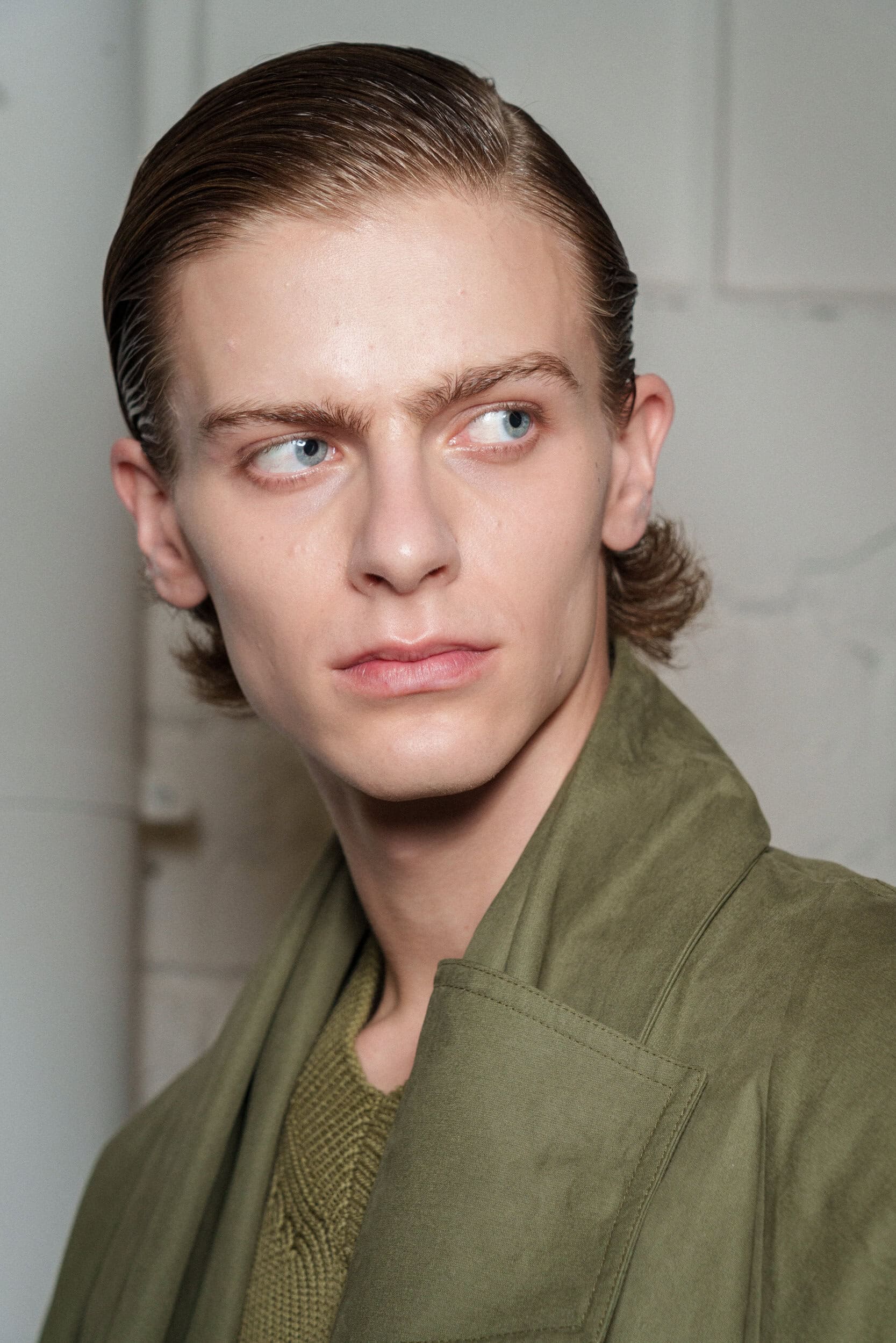 Hed Mayner Spring 2026 Men's Fashion Show Backstage
