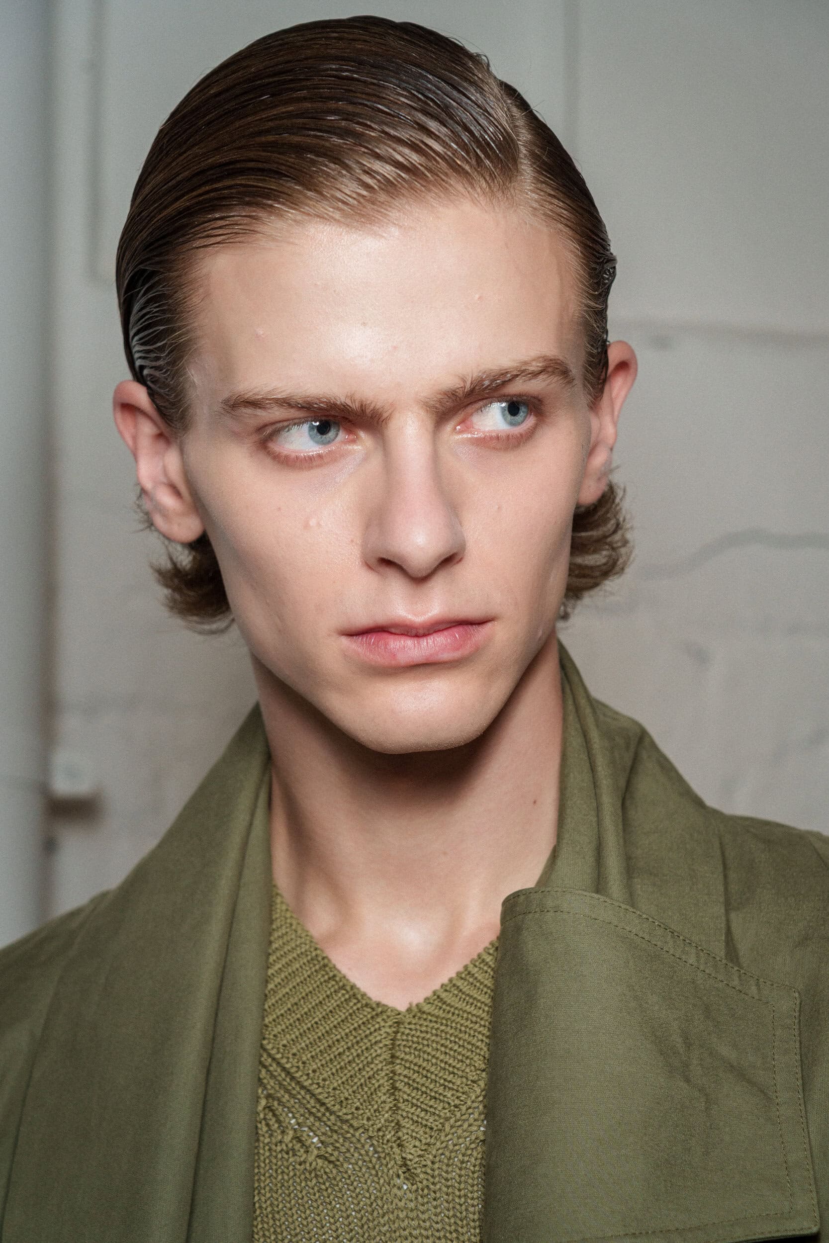 Hed Mayner Spring 2026 Men's Fashion Show Backstage
