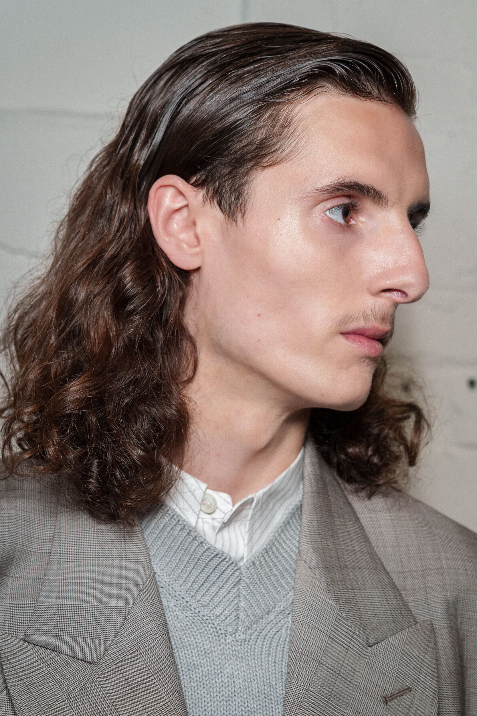 Hed Mayner Spring 2026 Men's Fashion Show Backstage