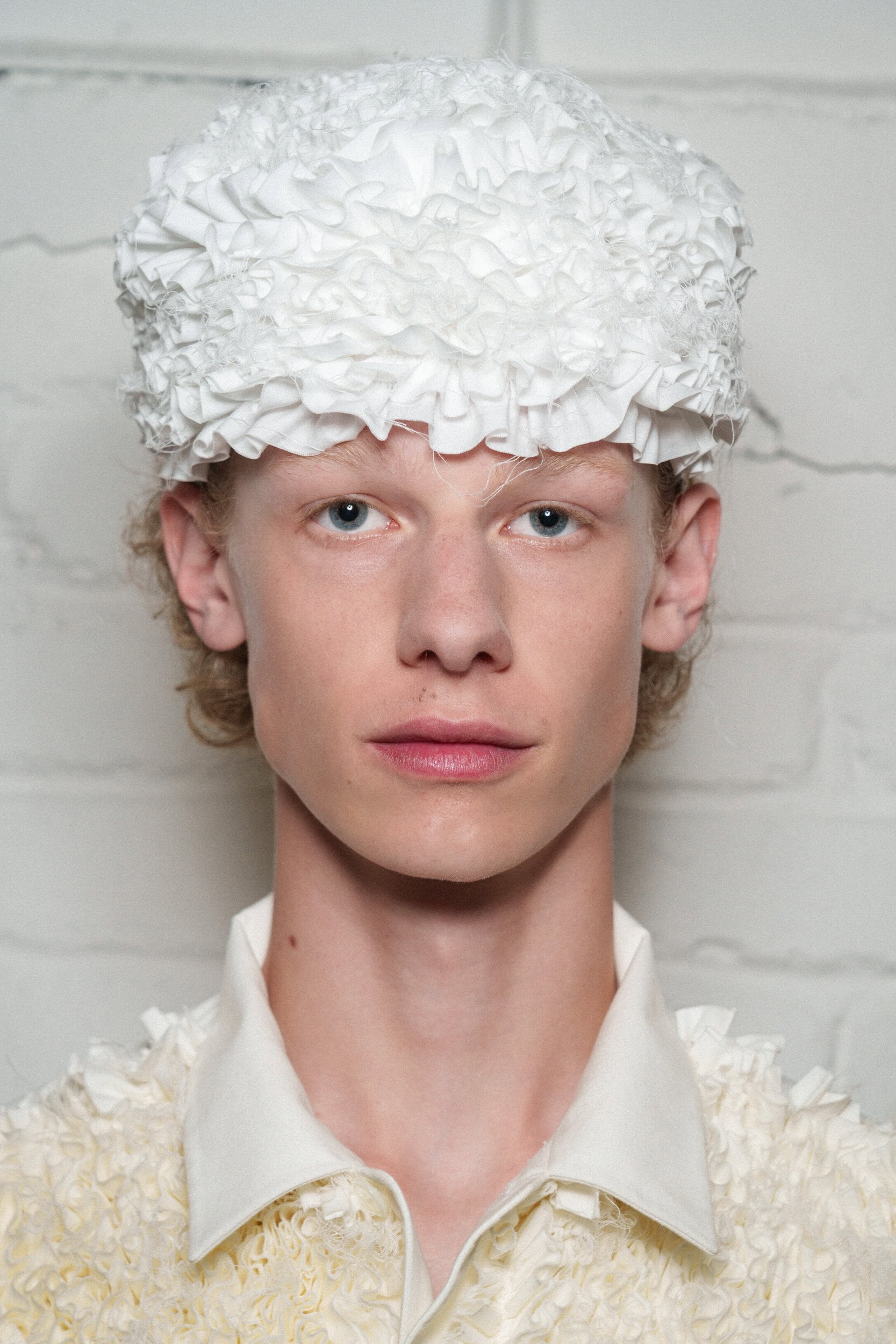 Hed Mayner Spring 2026 Men's Fashion Show Backstage