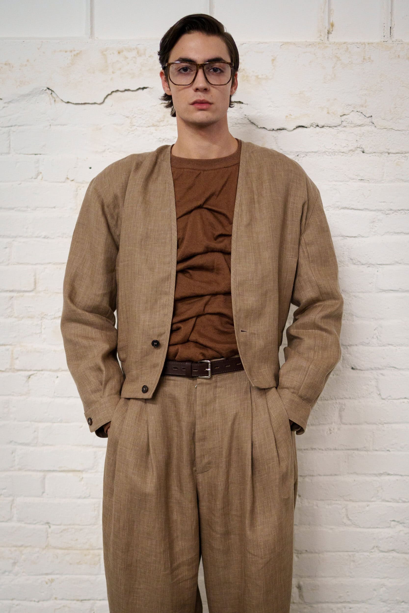 Hed Mayner Spring 2026 Men's Fashion Show Backstage