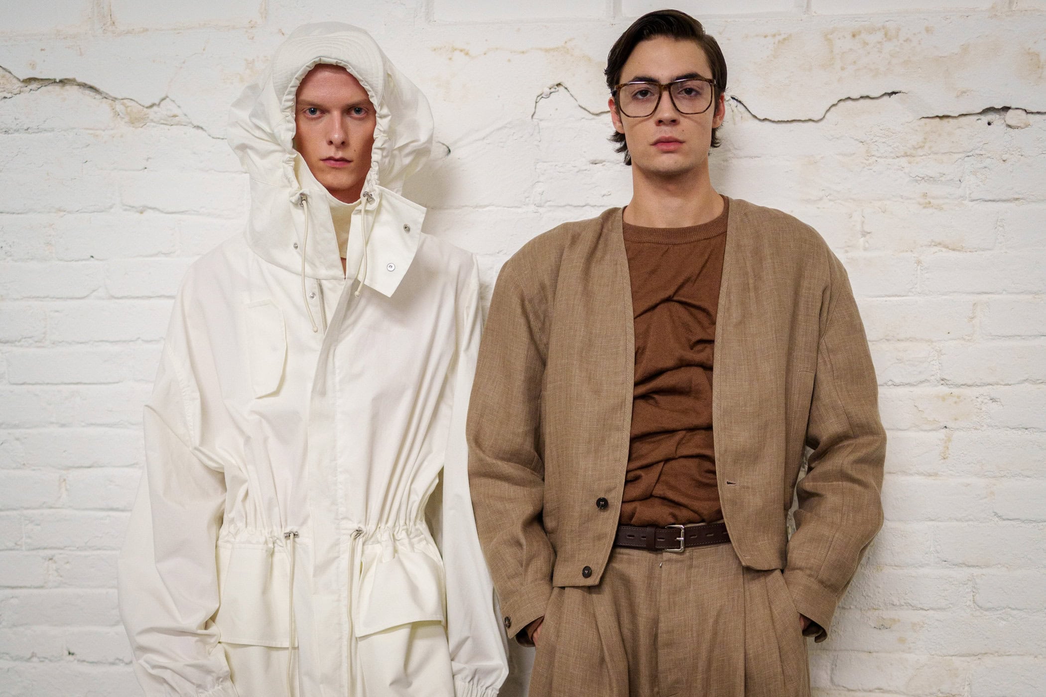 Hed Mayner Spring 2026 Men's Fashion Show Backstage