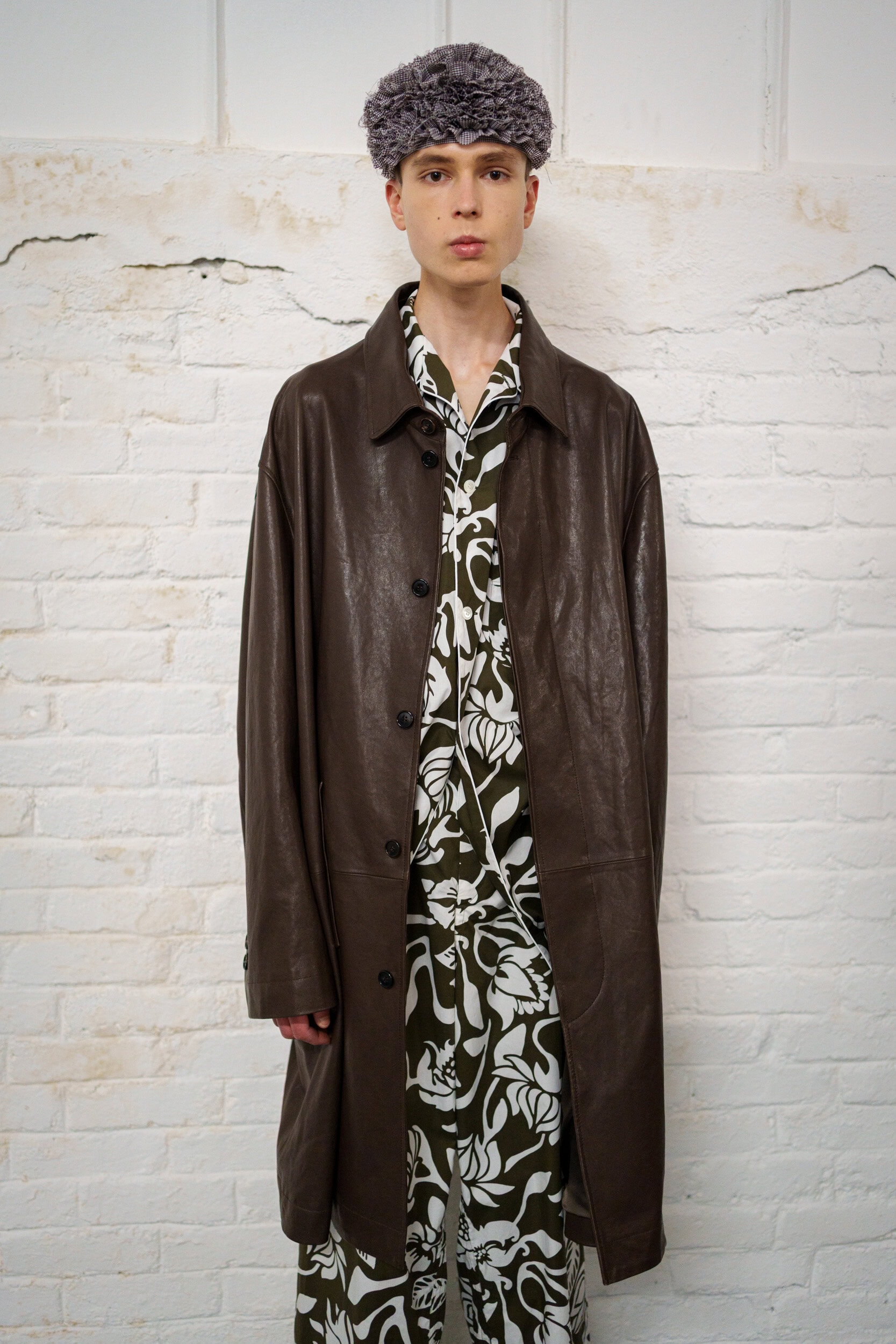 Hed Mayner Spring 2026 Men's Fashion Show Backstage