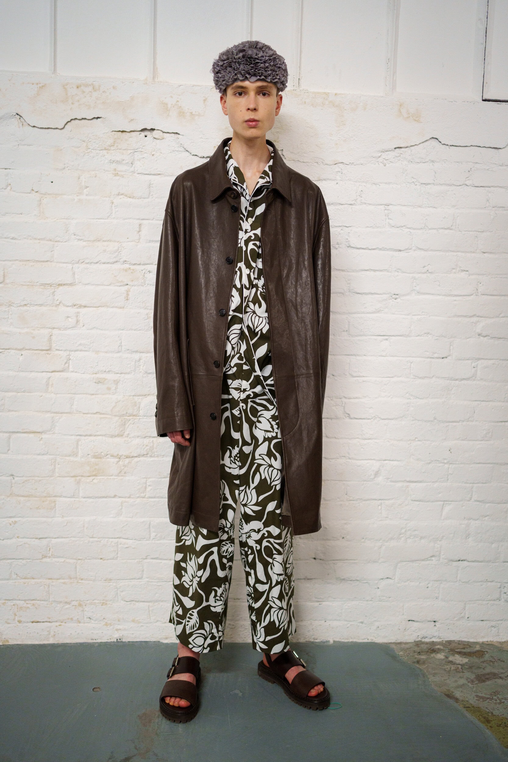 Hed Mayner Spring 2026 Men's Fashion Show Backstage