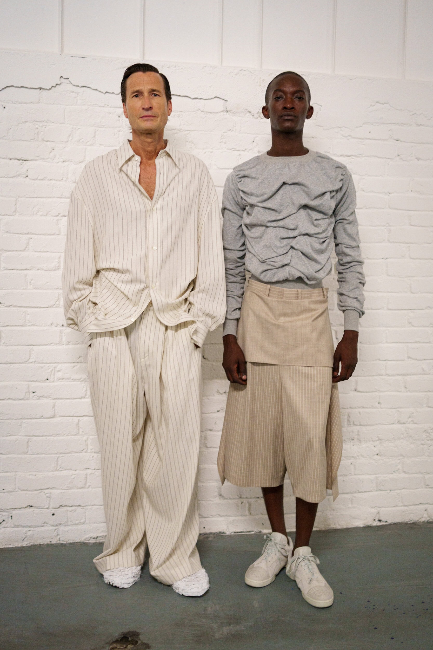 Hed Mayner Spring 2026 Men's Fashion Show Backstage