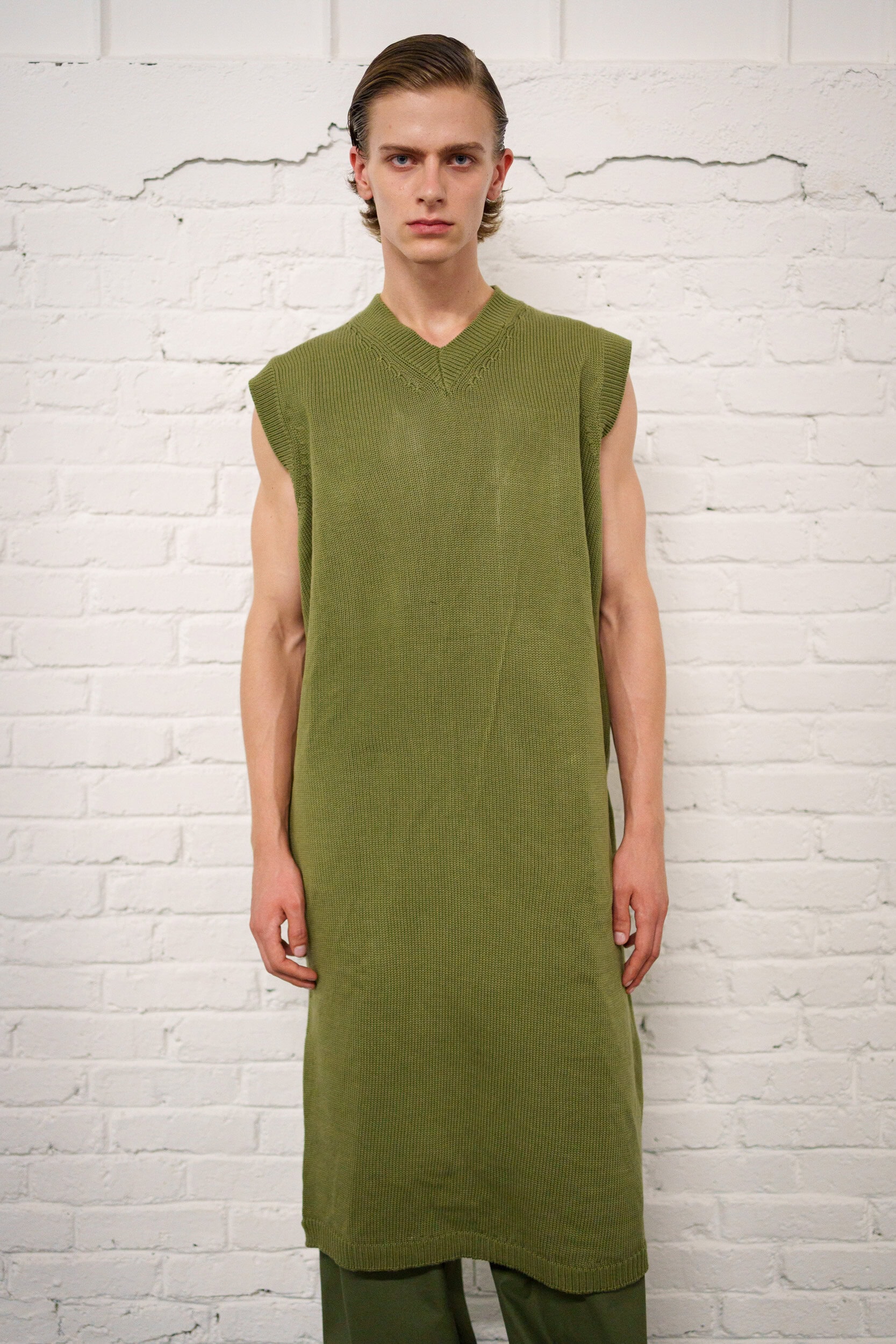 Hed Mayner Spring 2026 Men's Fashion Show Backstage
