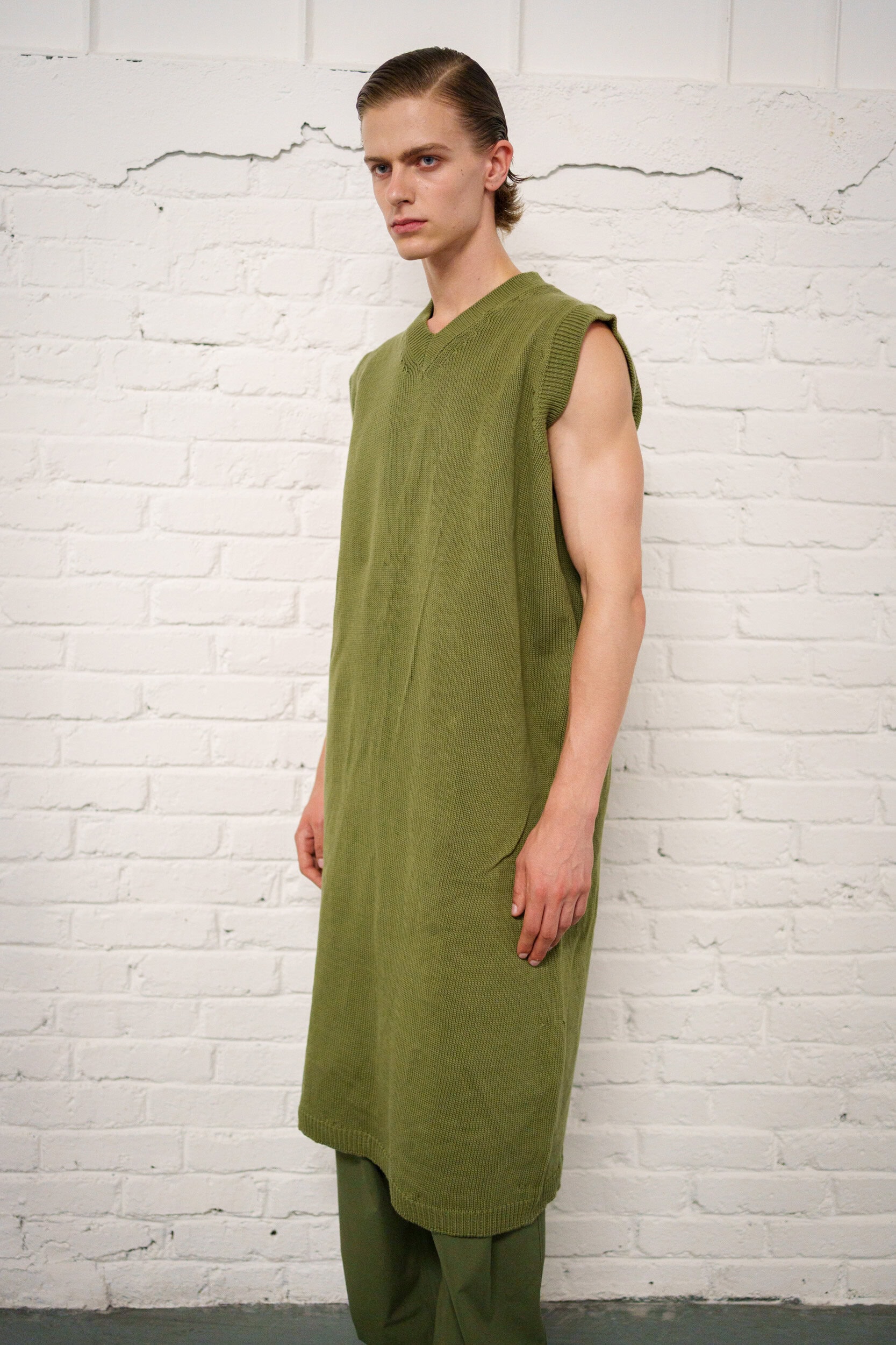 Hed Mayner Spring 2026 Men's Fashion Show Backstage